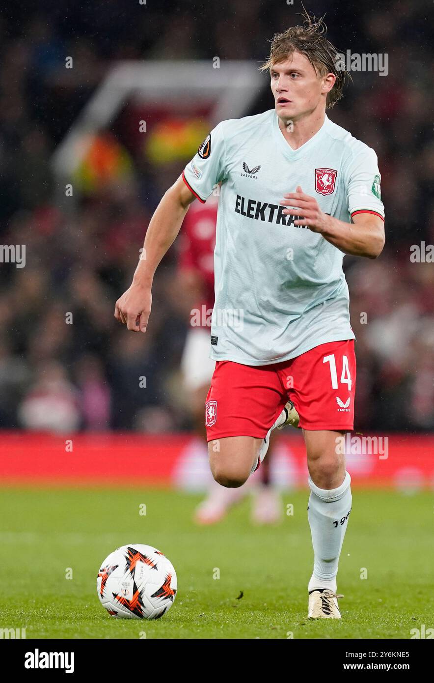 Manchester, Royaume-Uni. 25 septembre 2024. TwenteÕs SEM Steijn lors du match de l'UEFA Europa League à Old Trafford, Manchester. Le crédit photo devrait se lire : Andrew Yates/Sportimage crédit : Sportimage Ltd/Alamy Live News Banque D'Images