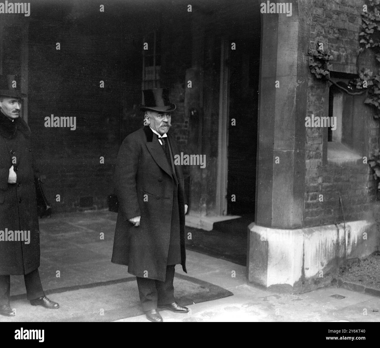 La Conférence à Londres. M. Calogeropoulos, premier ministre grec. 1921 Banque D'Images