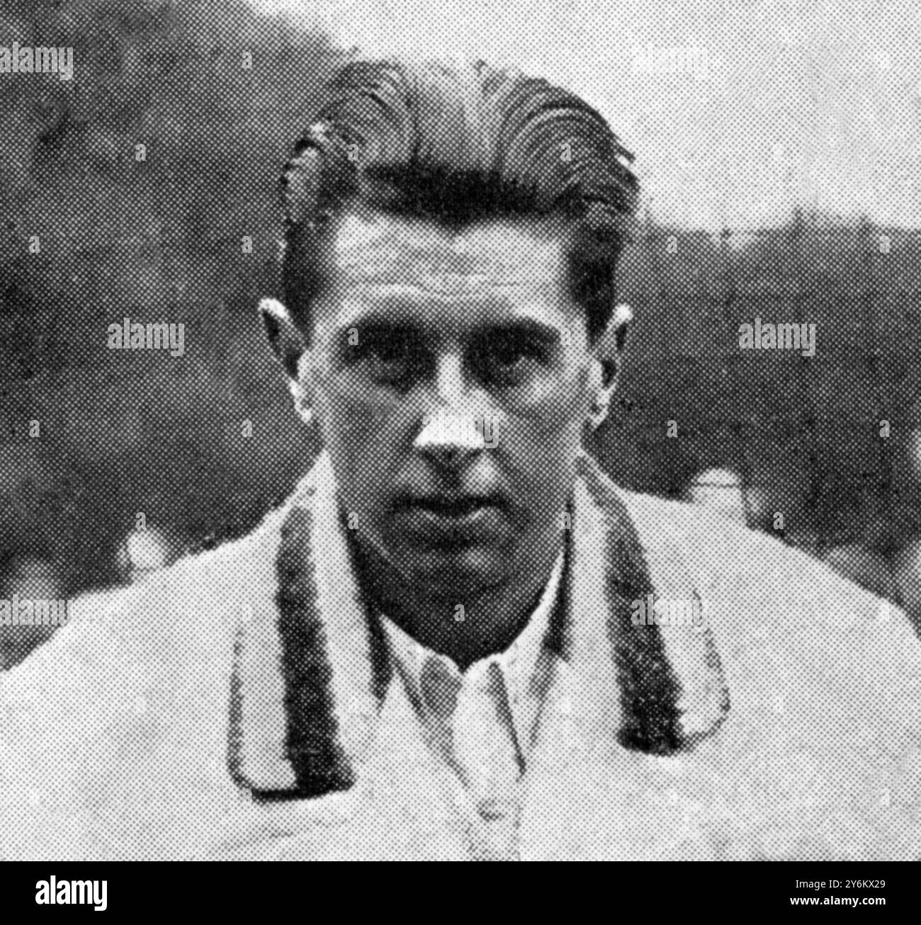 R. N. Williams, Amérique. Tennis sur gazon. 2 août 1913 survivant de la catastrophe du Titanic Banque D'Images
