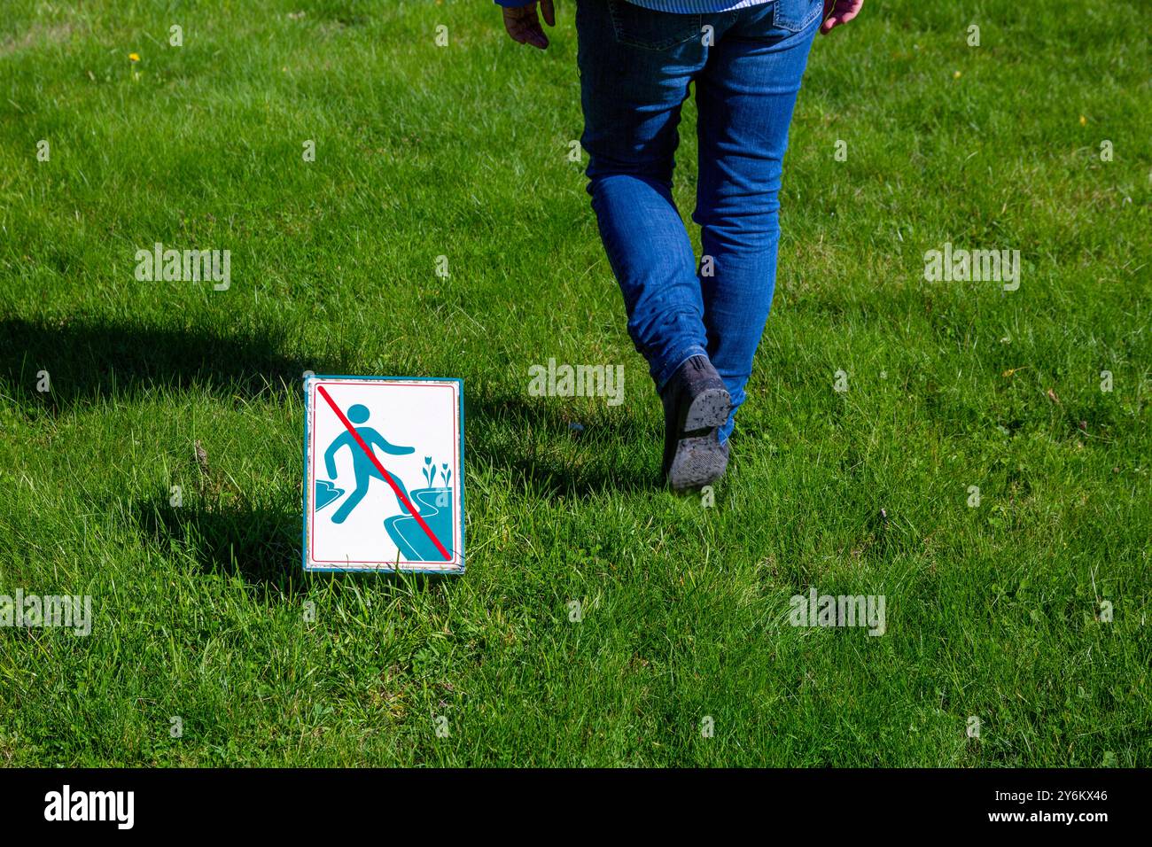 Bandes interdites Banque D'Images