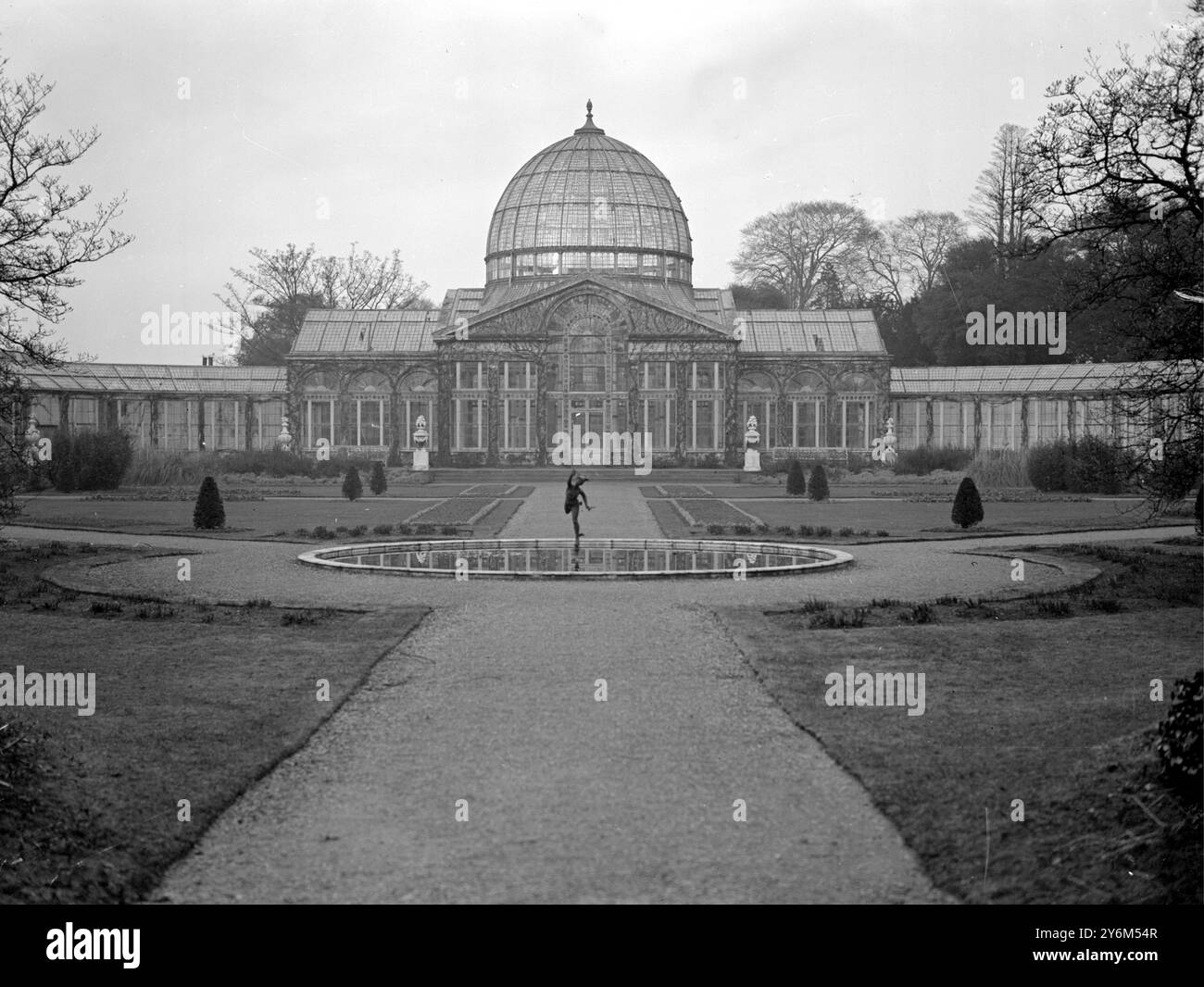 Syon Park, Brentford, siège du duc de Northumberland. Le Grand Conservatoire, construit par le 3ème duc et réputé le plus ancien du genre dans le pays. 10 janvier 1930 Banque D'Images