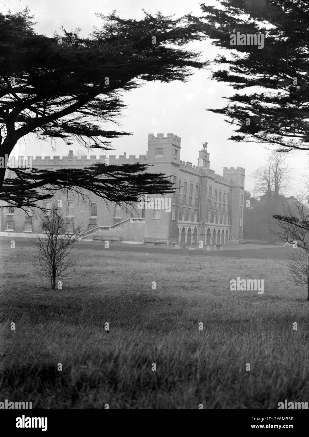 Syon Park, Brentford, siège du duc de Northumberland. 10 janvier 1930 Banque D'Images