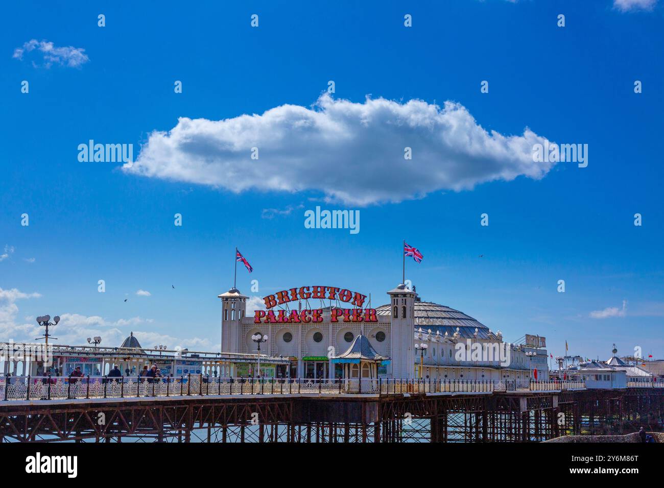 Royaume-Uni, Angleterre, East Sussex, Brighton. Brighton Palace Pier Banque D'Images