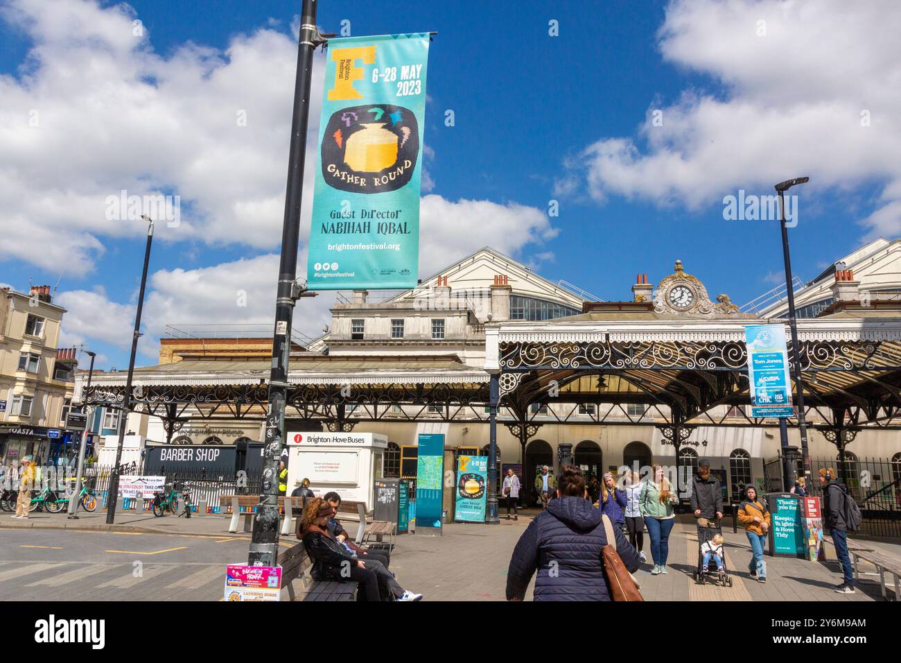 Royaume-Uni, Angleterre, East Sussex, Brighton, gare ferroviaire Banque D'Images