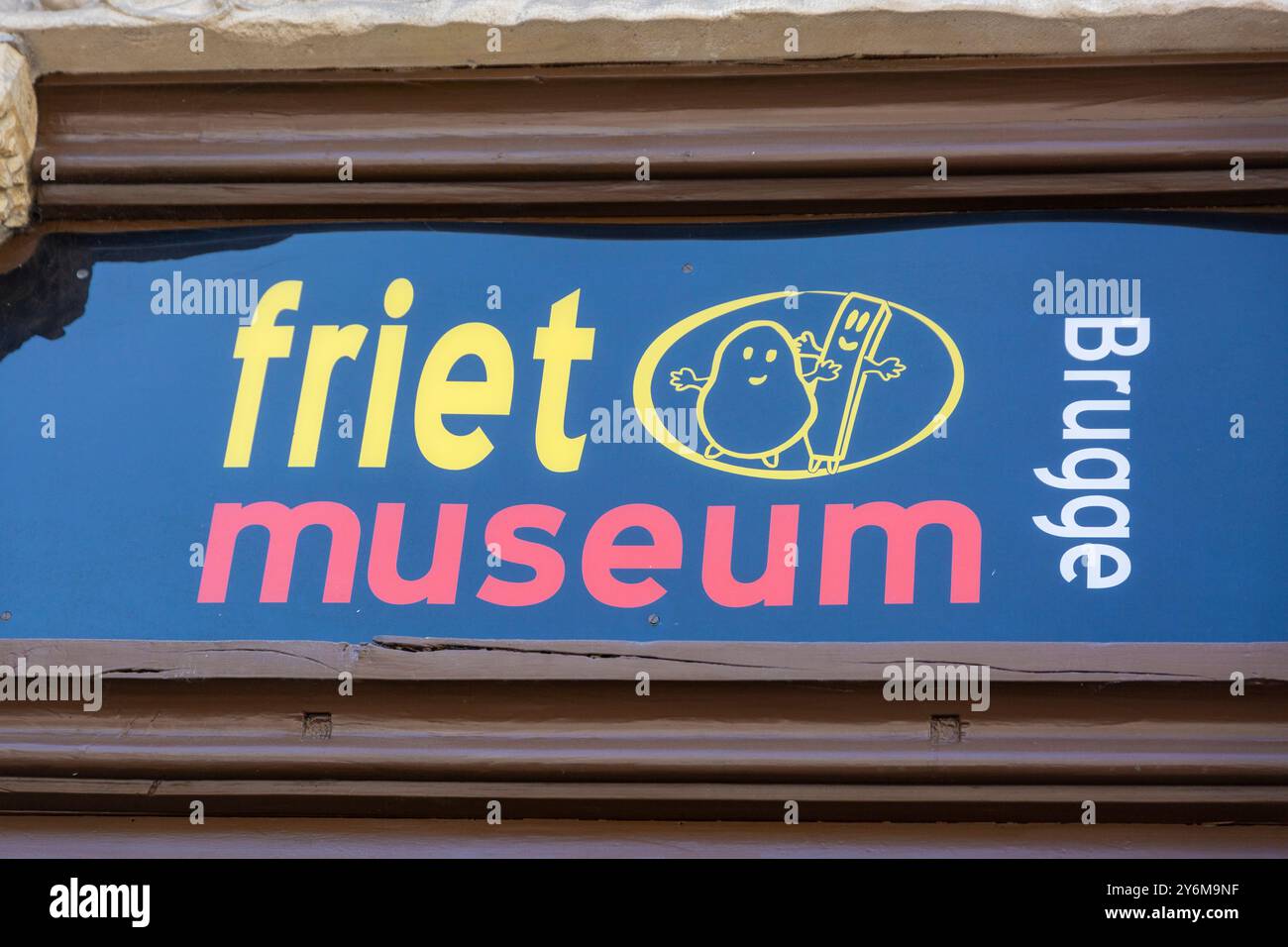 Europe, Belgique, Bruges, musée Chips Banque D'Images