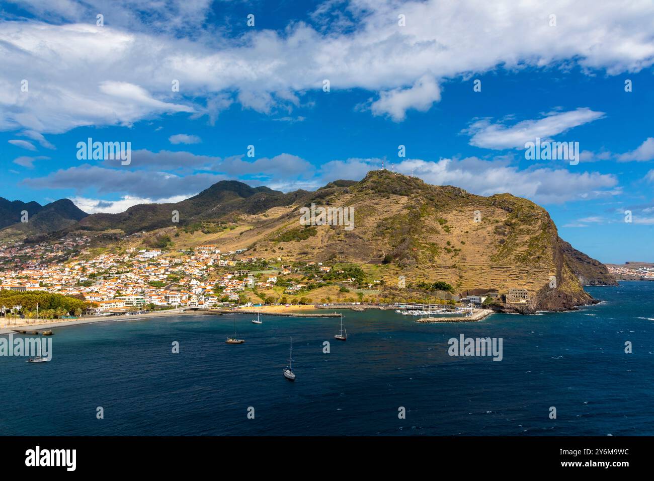 Portugal, île de Madère. Machico Banque D'Images