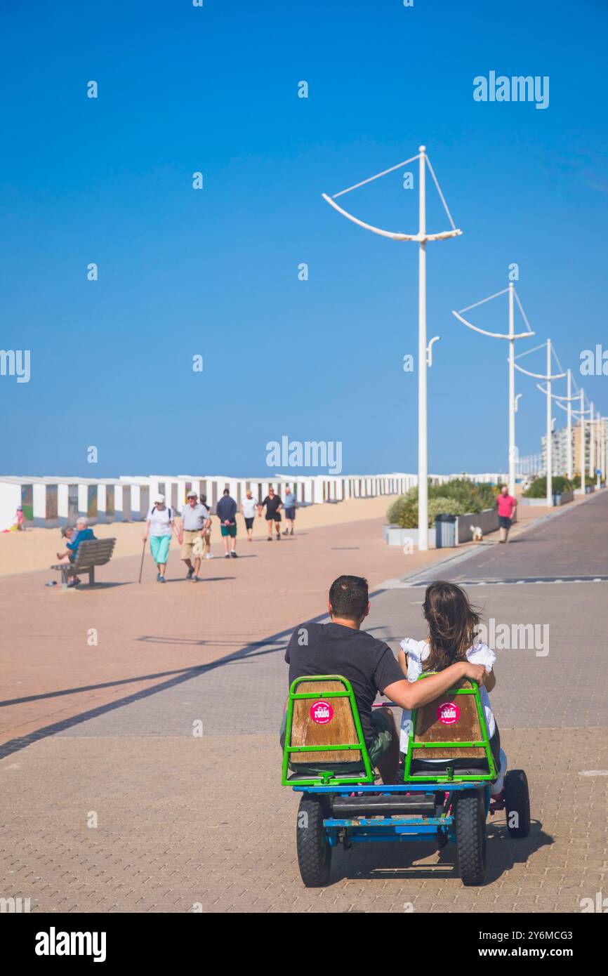 Belgique, Flandre occidentale, Coxyde, Saint-Idesbald Banque D'Images