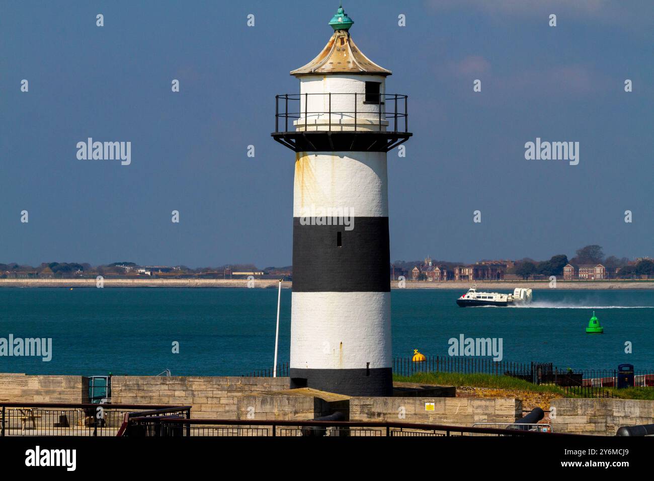 Royaume-Uni, Grande-Bretagne, Angleterre, Hampshire, Portsmouth. Southsea, Southsea Castle. Le Solent Banque D'Images
