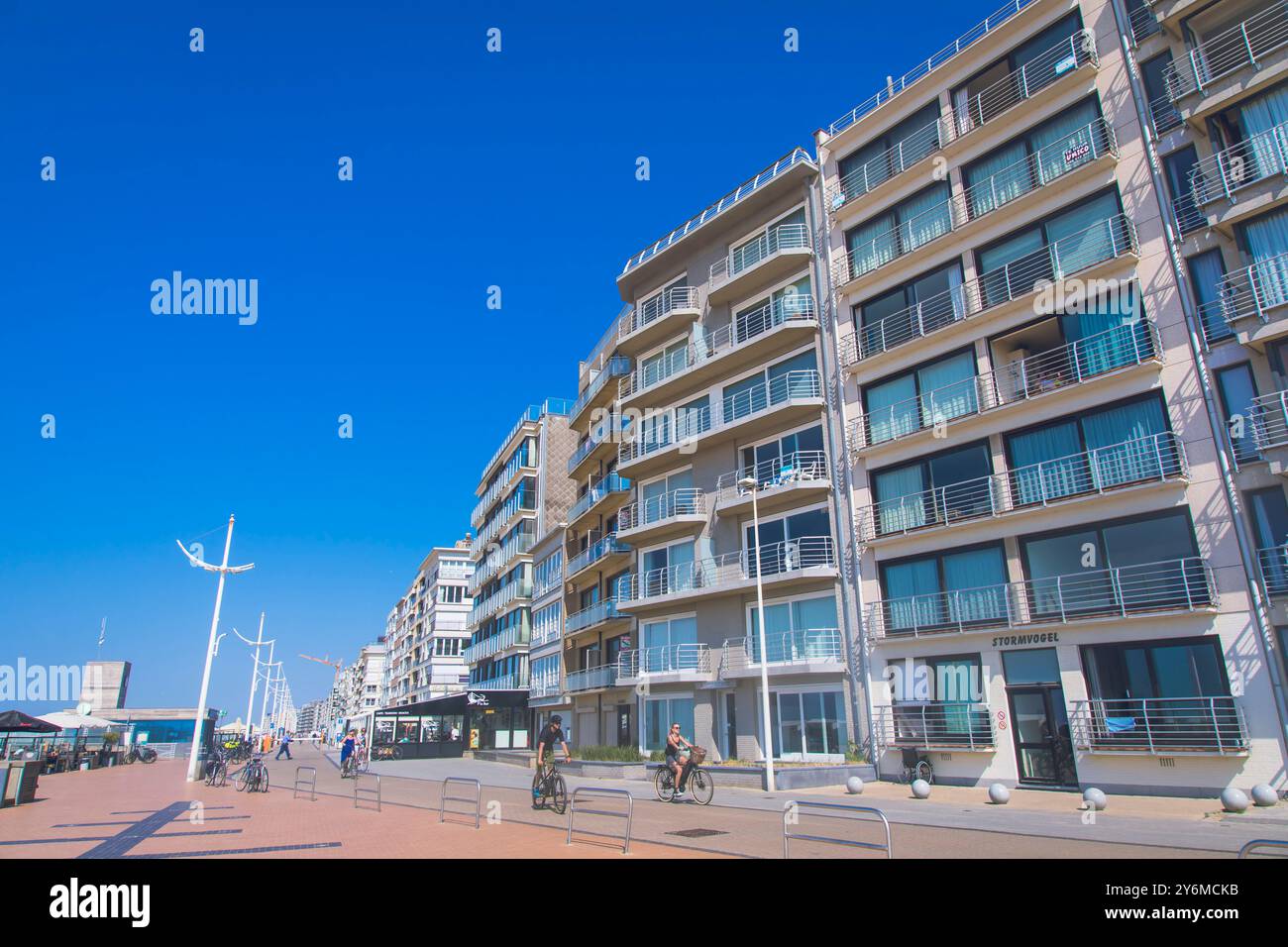 Belgique, Flandre occidentale, Coxyde, Saint-Idesbald Banque D'Images