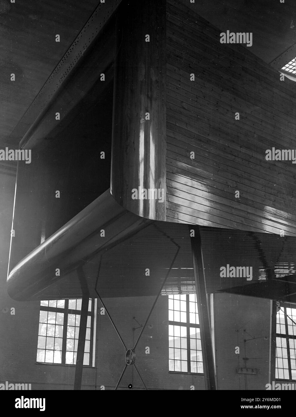 Au laboratoire national de physique. Le tunnel aérodynamique duplex. Banque D'Images