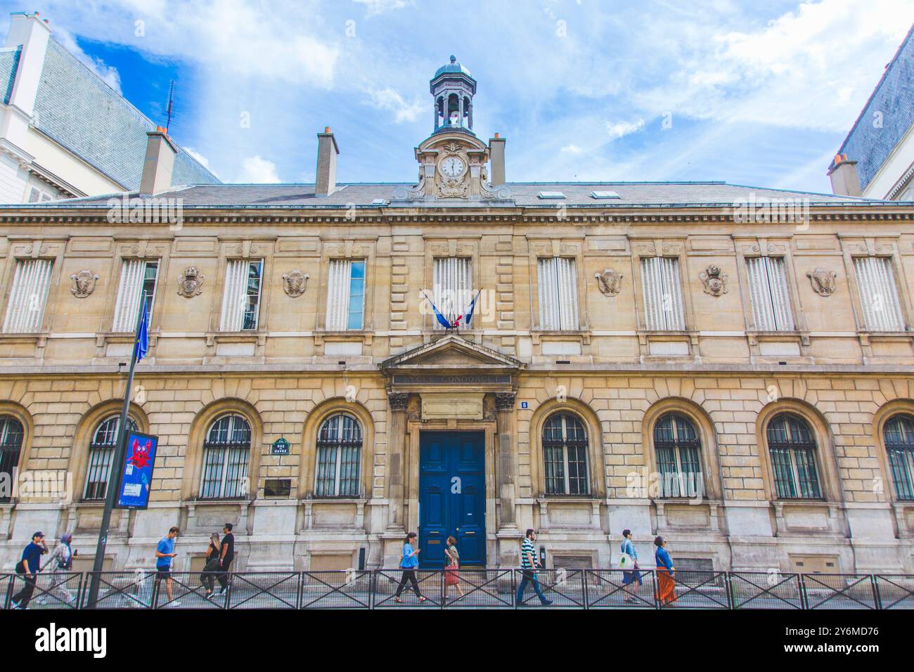 France, Paris, lycée Condorcet Banque D'Images
