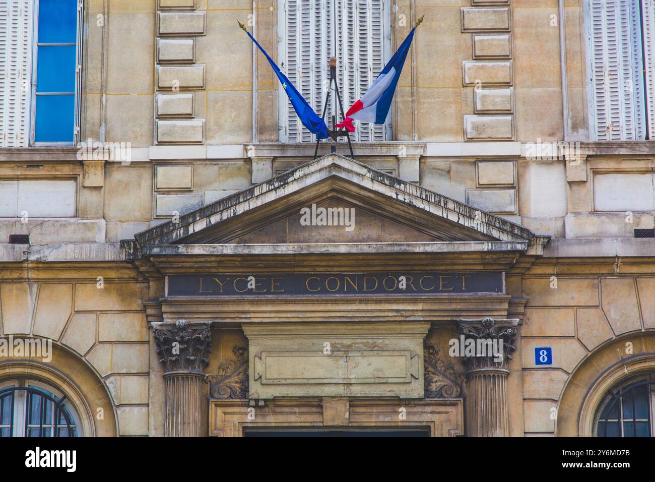France, Paris, lycée Condorcet Banque D'Images