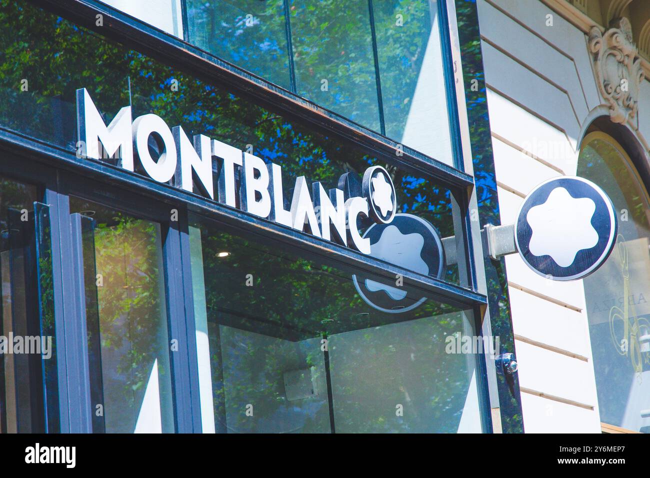 France, Paris, Montblanc Banque D'Images