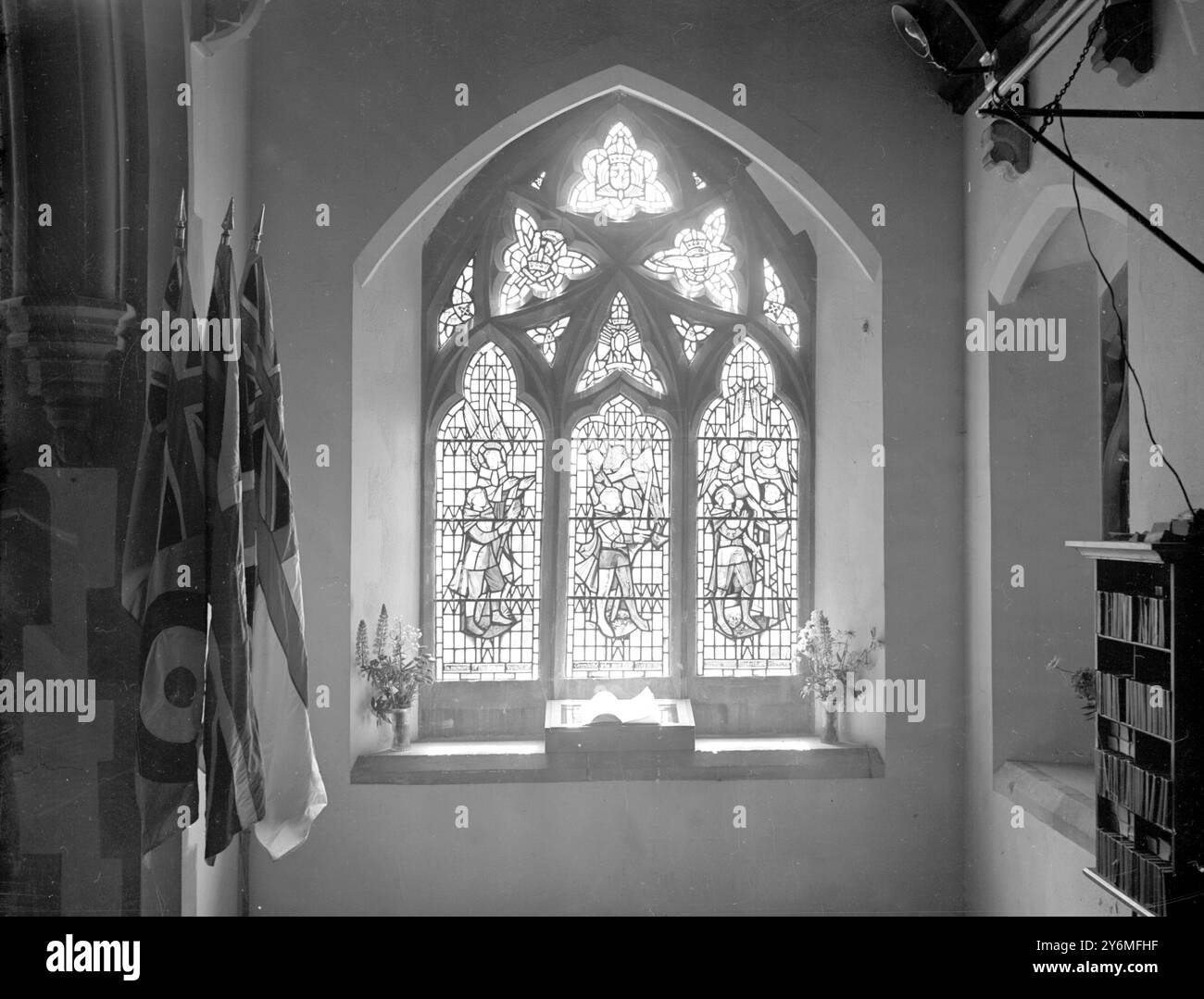 Vitrail. 29 mai 1954 Banque D'Images