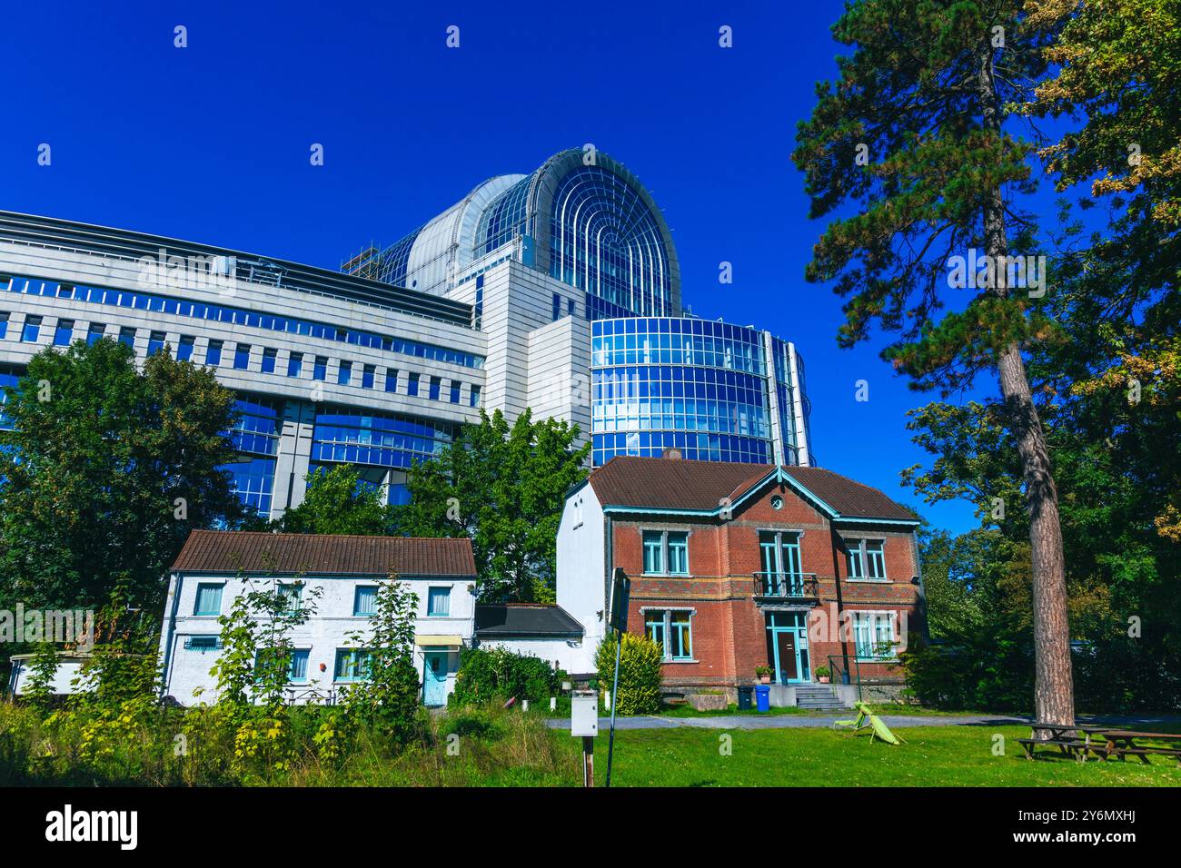 Belgique, Bruxelles, Parlement Européen Banque D'Images