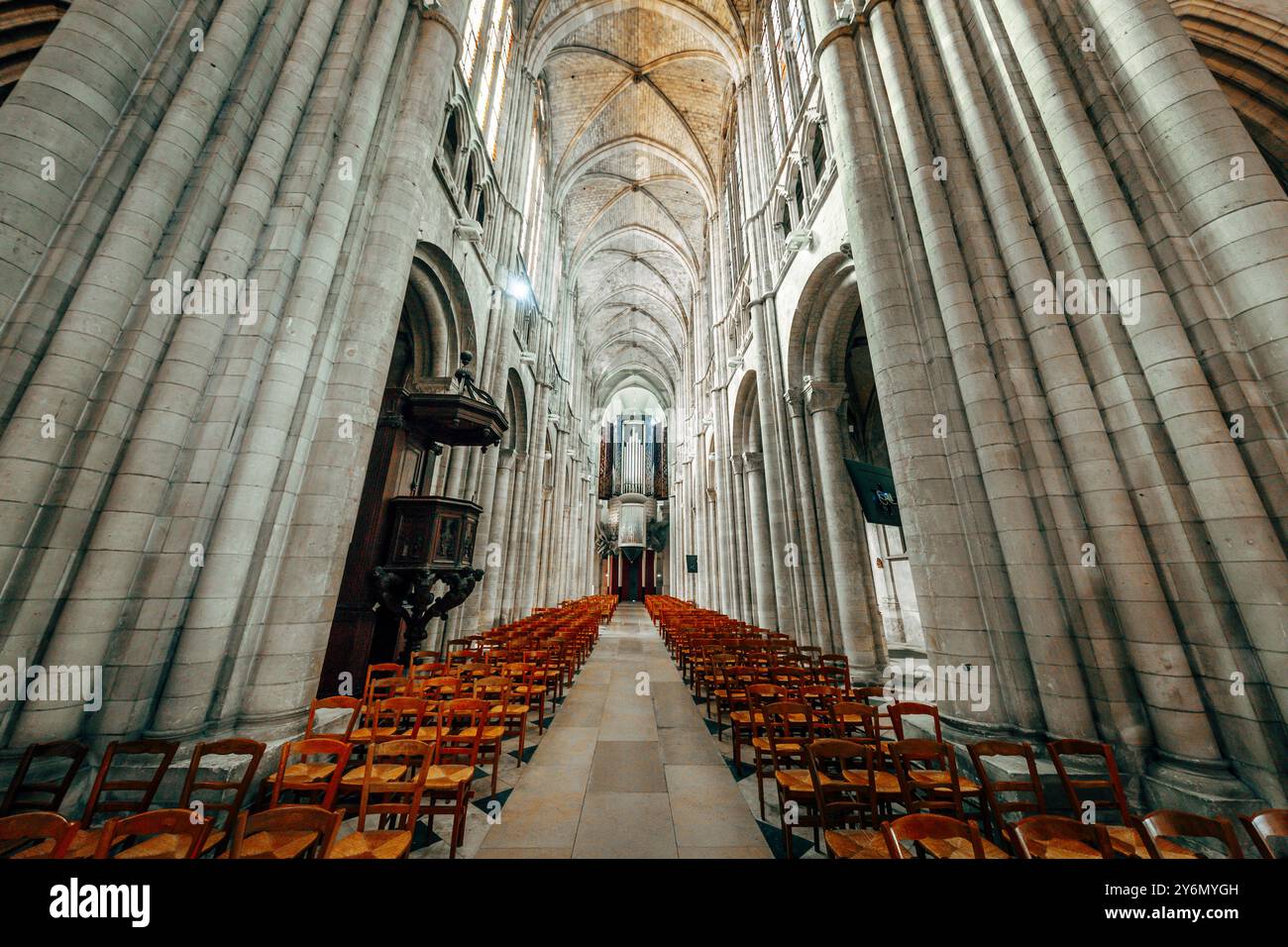 France, Normandie, Eure, Evreux, cathédrale notre-Dame de l'Assomption Cathédrale, style gothique Banque D'Images