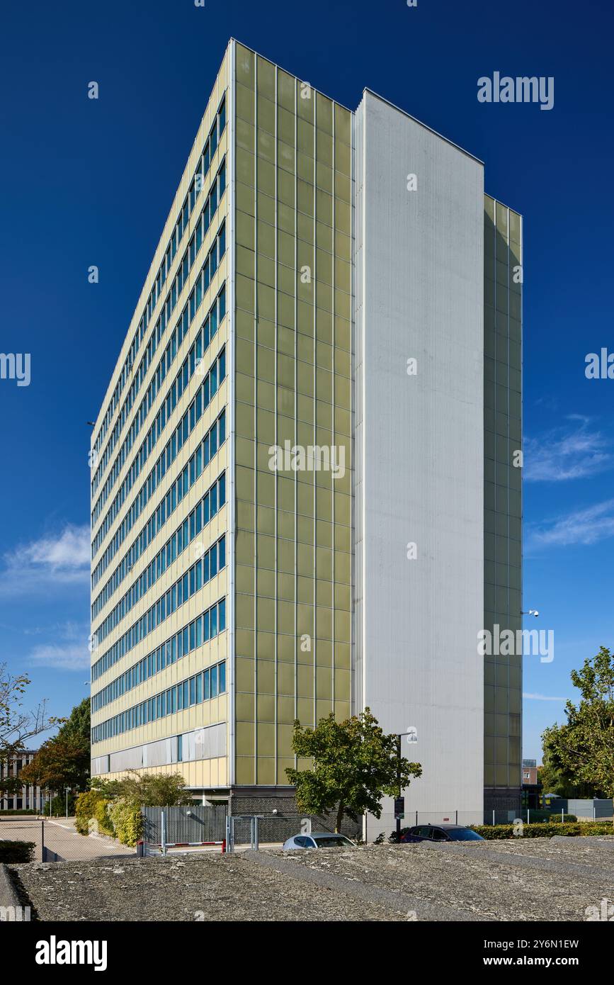 FLSmidth, Højhus (Grande hauteur), conçu par S. Langkjær/FLSmidth Arkitektkontor, 1980 ; Ramsingsvej, Copenhague, Danemark Banque D'Images