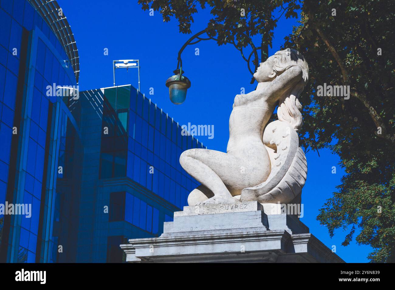 Belgique, Bruxelles, Parc du cinquantième anniversaire Banque D'Images