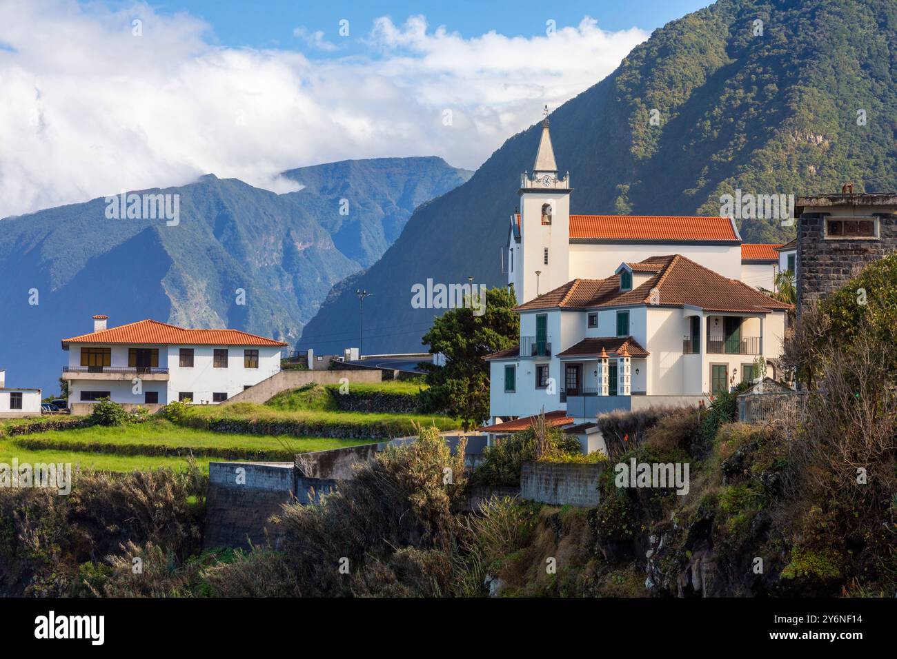 Portugal, île de Madère. Seixal Banque D'Images