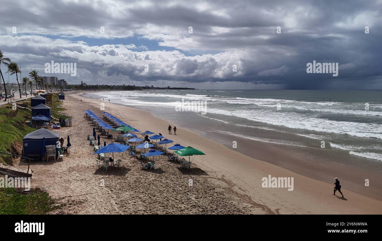 Côte atlantique de salvador salvador salvador, bahia, brésil - 23 septembre 2024 : vue aérienne des plages de la côte atlantique de la ville de Salvador Salvador SALVADOR BAHIA BRASIL Copyright : xJoaxSouzax 230924JOA021 Banque D'Images