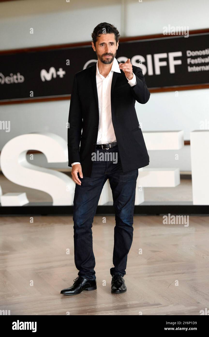 Juan Diego Botto beim Photocall zum Kinofilm 'The Room Next Door / la habitación de al lado' auf dem 72. Internationalen Filmfestival San Sebastian / Festival Internacional de Cine de San Sebastián im Kursaal. Saint-Sébastien, 26.09.2024 Banque D'Images