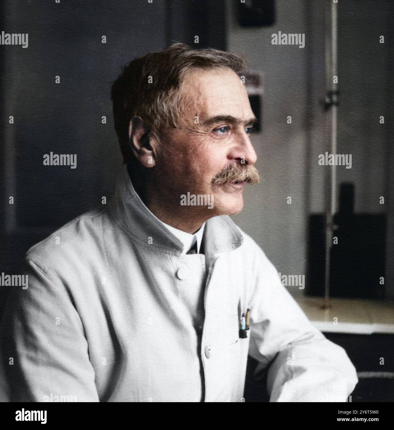 Karl Landsteiner, pathologiste austro-américain Banque D'Images