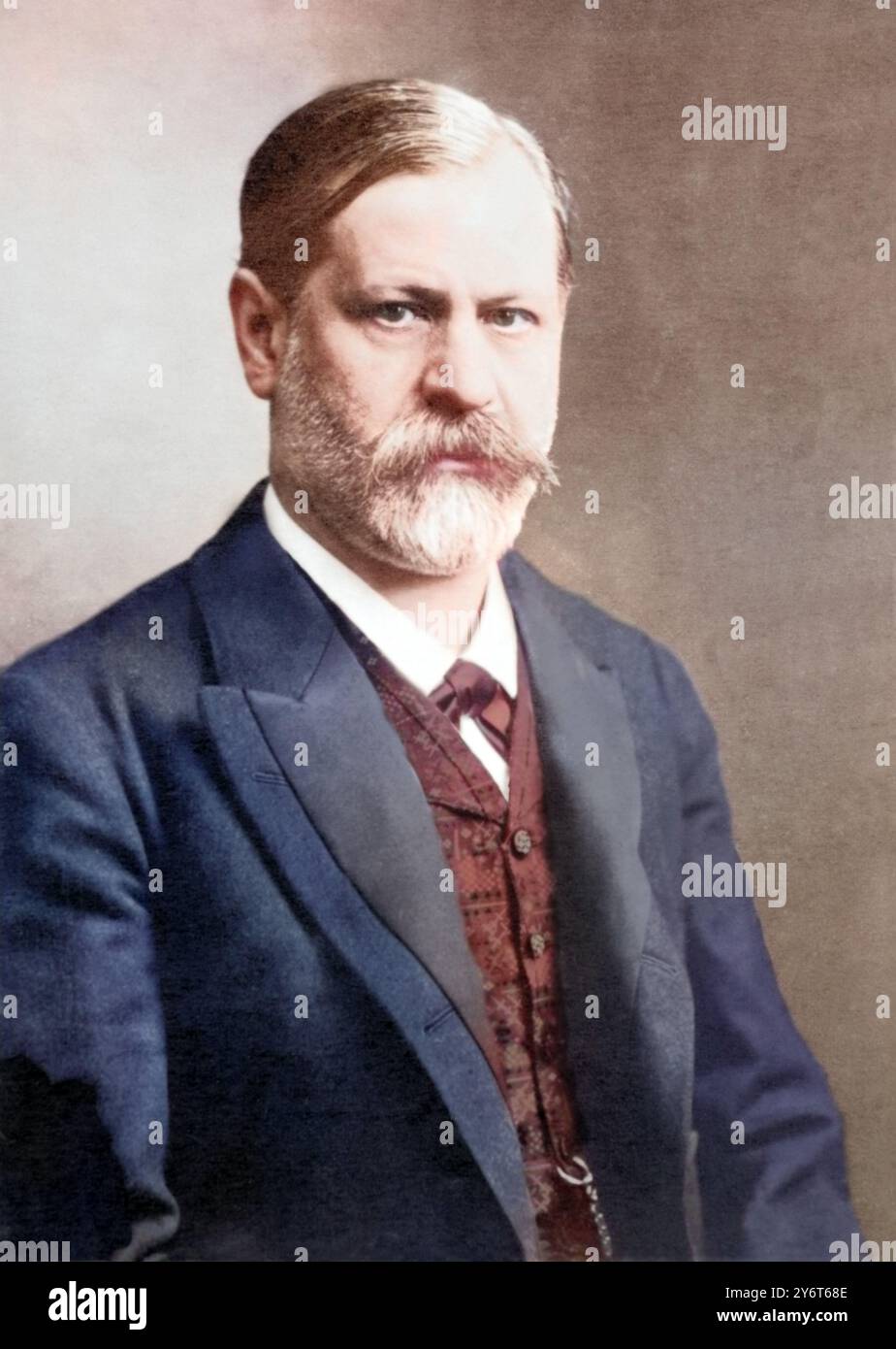 Sigmund Freud, père de la Psychanalyse Banque D'Images