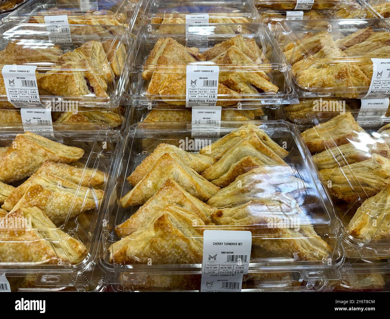 Produits de boulangerie dans un magasin de gros Sam's Club Banque D'Images