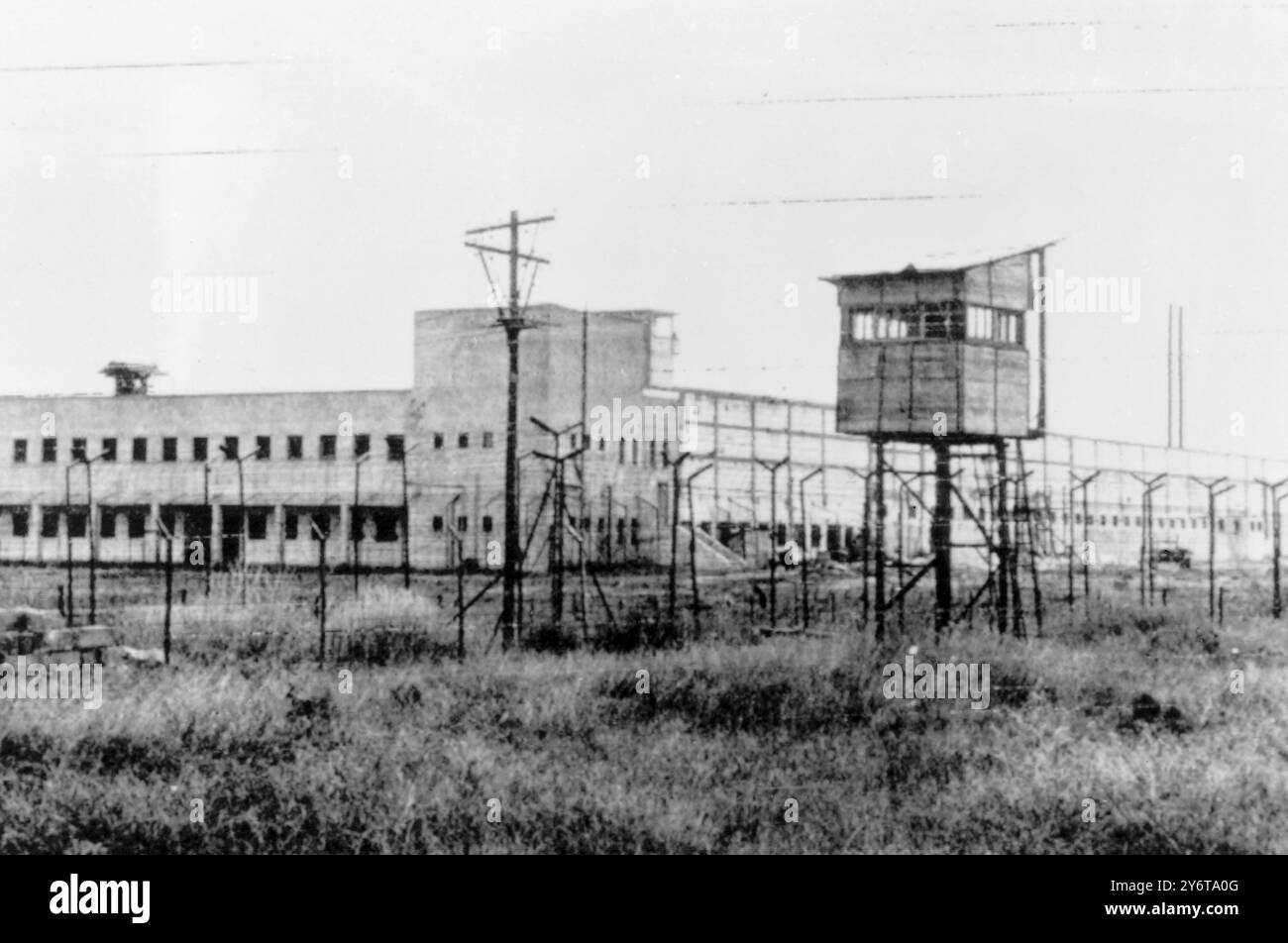 JÉRUSALEM - ADOLF EICHMANN EN PRISON LE 13 DÉCEMBRE 1961 Banque D'Images