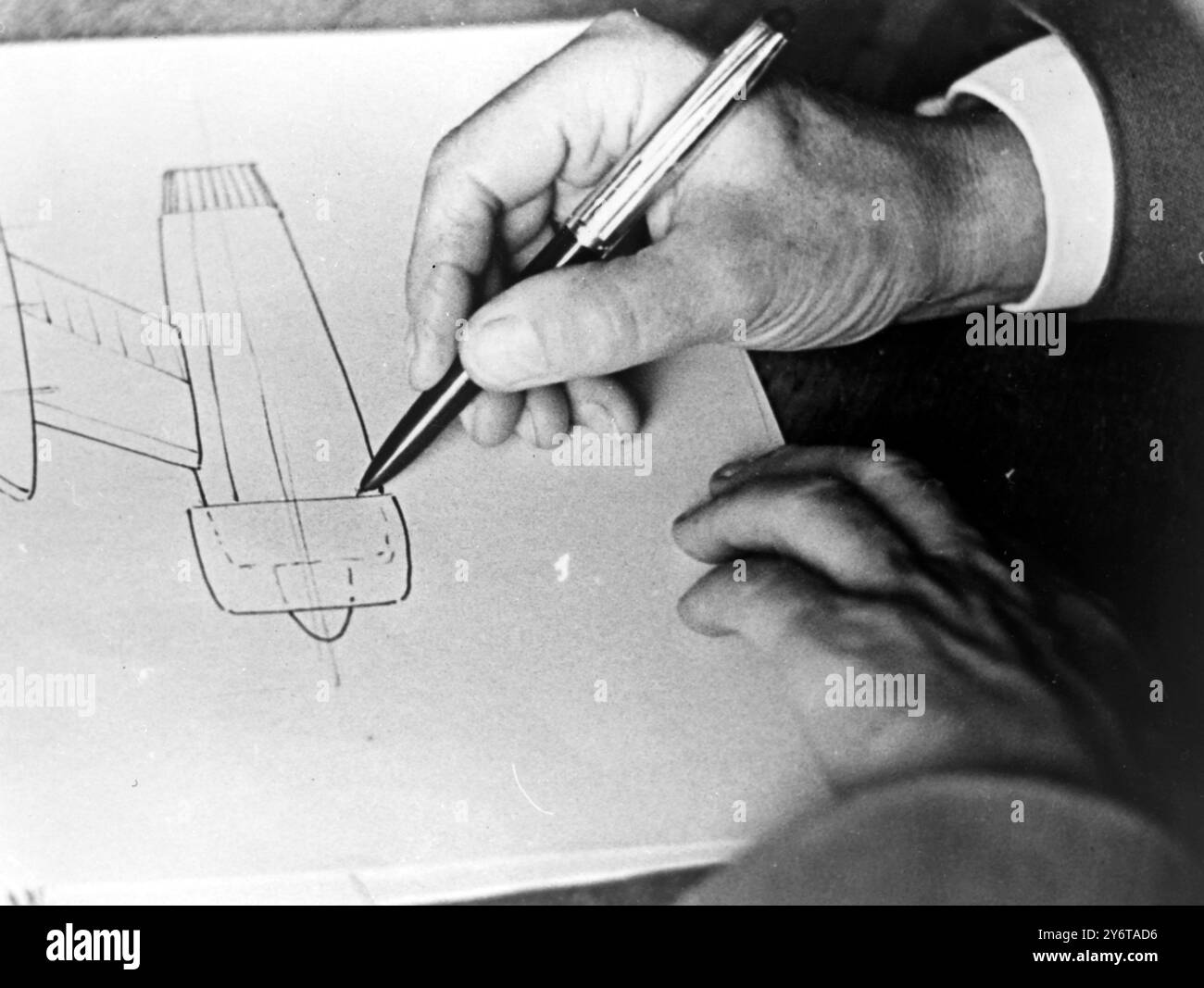 CÉLÈBRE CONCEPTEUR D'AVIONS SOVIÉTIQUE OLEG ANTONOV 11 DÉCEMBRE 1961 Banque D'Images