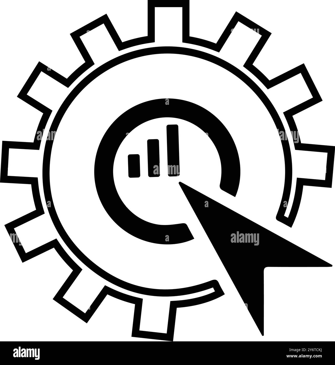 paramètre, vitesse, maintenance, icône d'optimisation Illustration de Vecteur