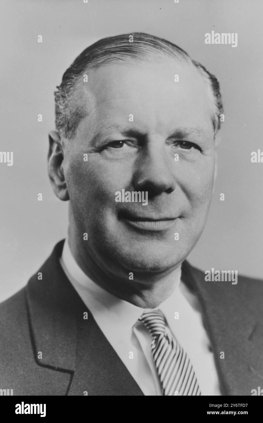 HARRIMAN G W CBE - CHEF DE BRITISH MOTOR CORPORATION / 8 NOVEMBRE 1961 Banque D'Images