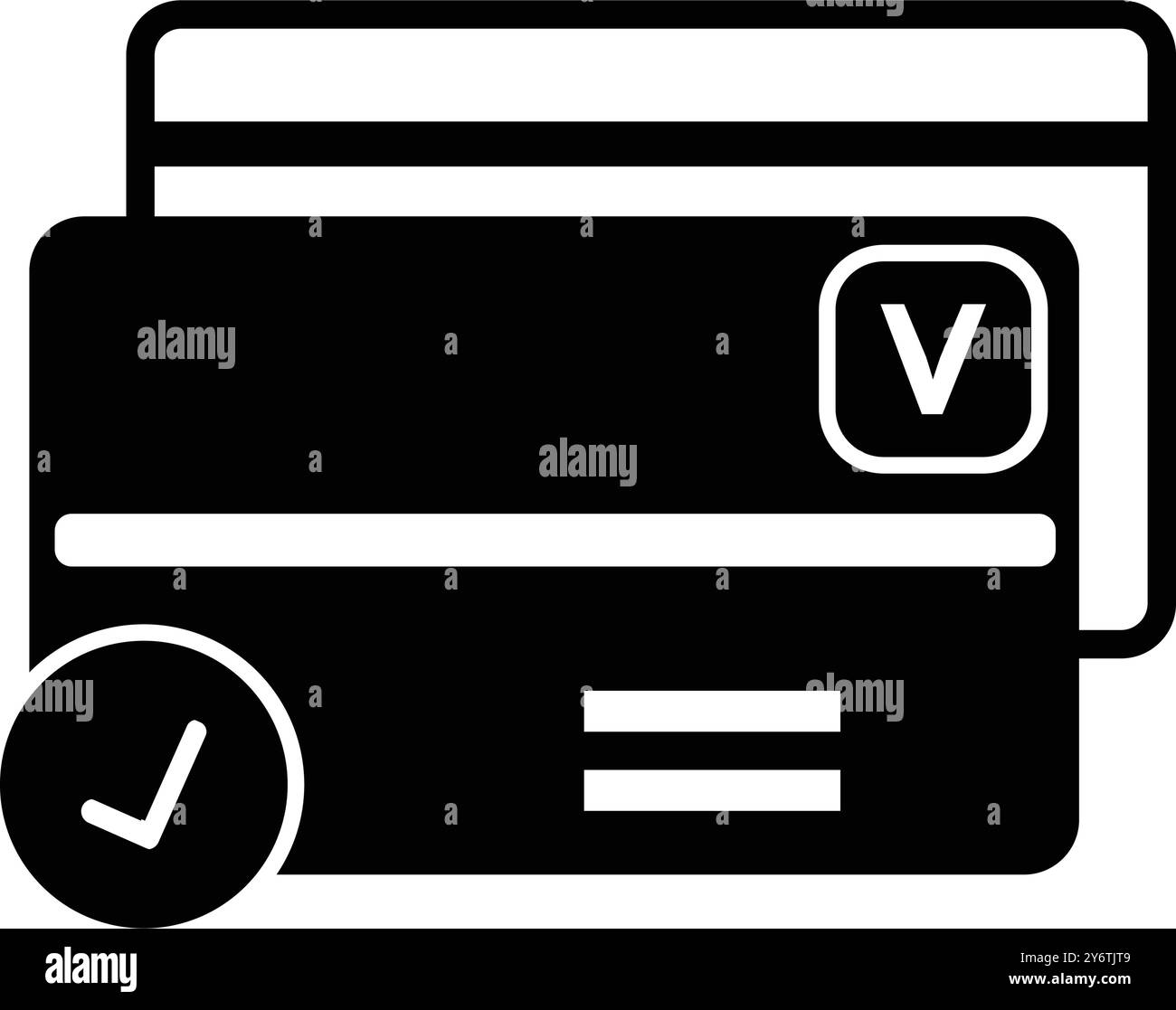 Carte, carte atm, paiement, chèque bancaire, serrure, icône de paiement sécurisé, de protection et sécurisé Illustration de Vecteur