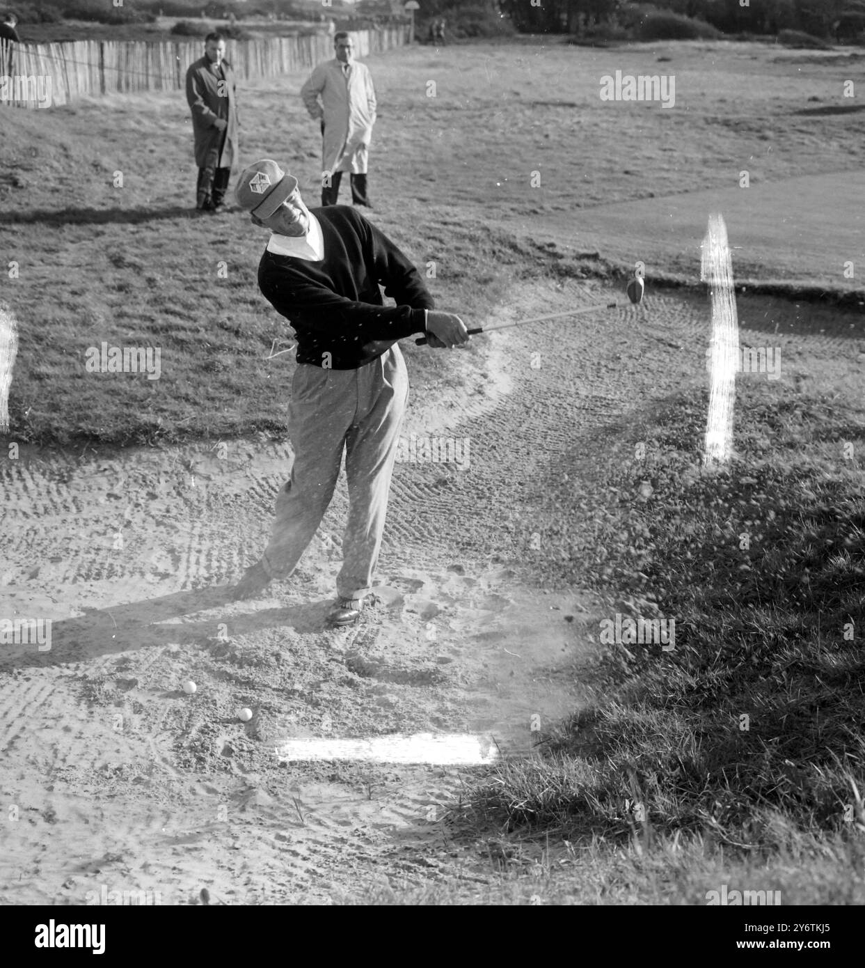 JAY HERBERT À RYDER CUP - LYTHAM ST. ANNES, LANCASHIRE 12 OCTOBRE 1961 Banque D'Images