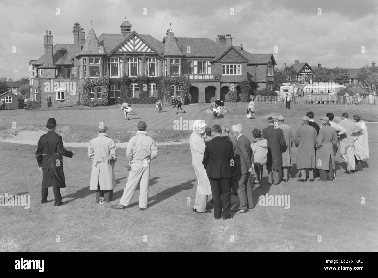 PRATIQUE À RYDER CUP - LYTHAM ST. ANNES, LANCASHIRE 12 OCTOBRE 1961 Banque D'Images