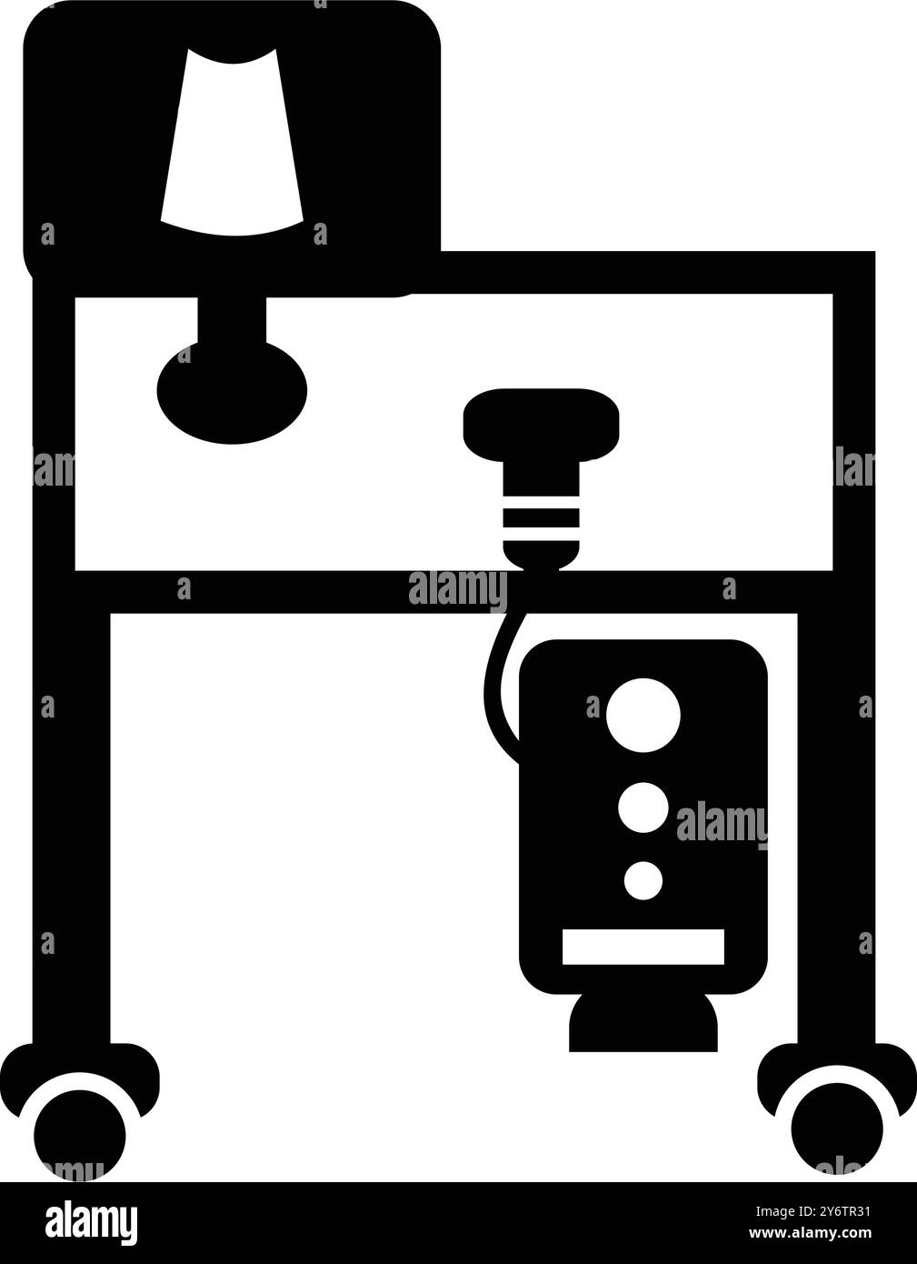 médical, échographie, icône échographie Illustration de Vecteur