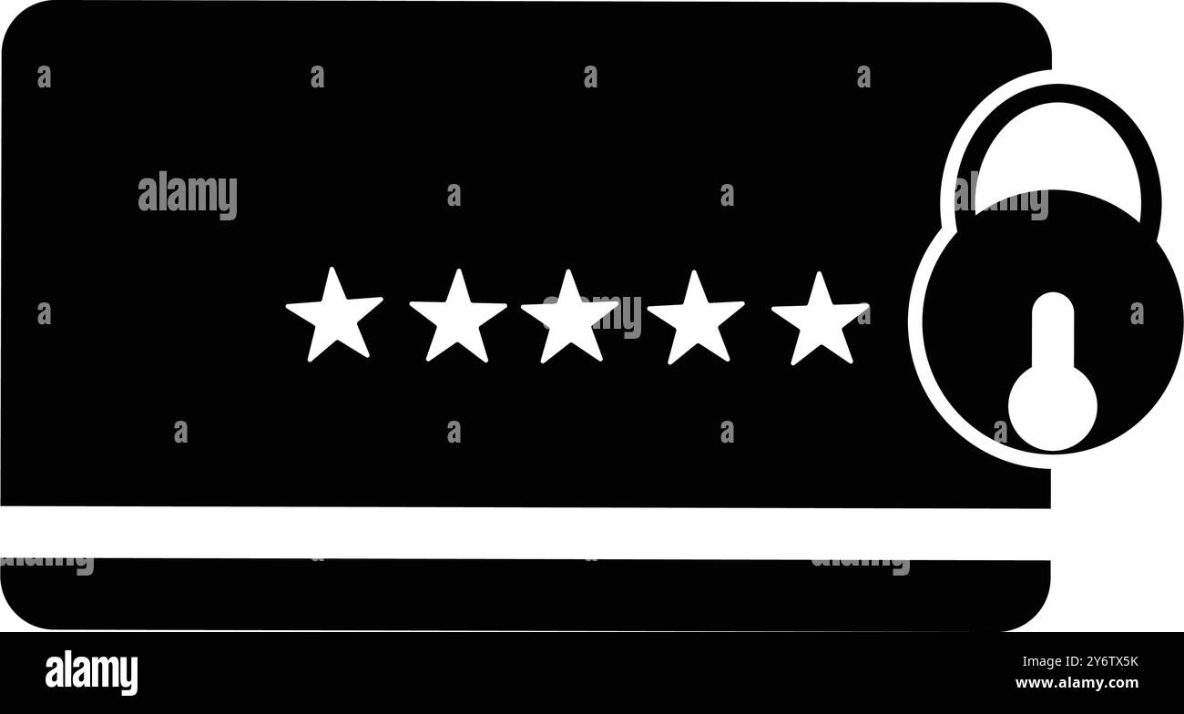 Carte, carte atm, paiement, carte bancaire, serrure, icône de carte sécurisée, de protection et sécurisée Illustration de Vecteur