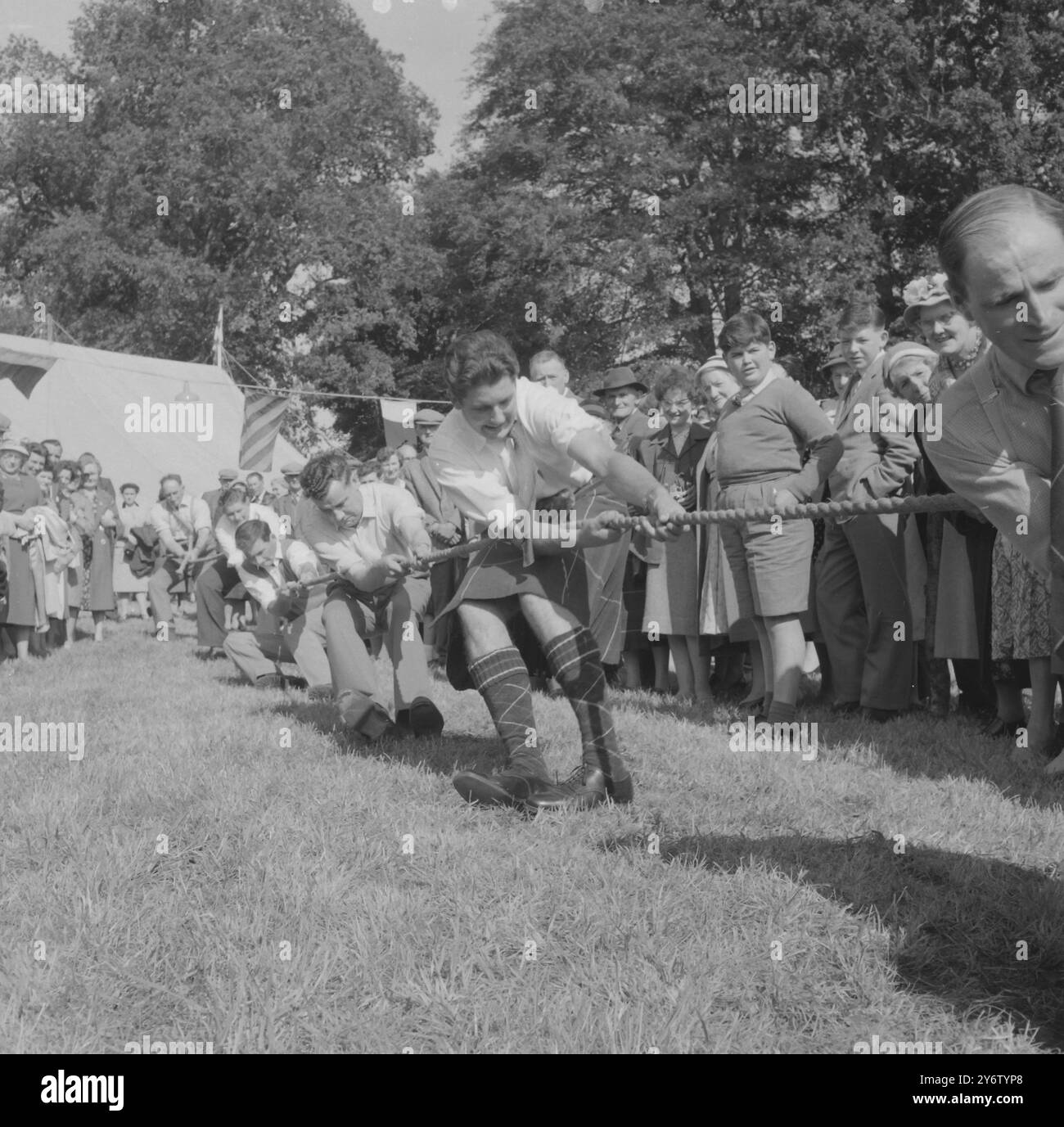 SIMON FRASER BEAUFORT CASTLE COMING ÂGE TOURNOI / 13 AOÛT 1961 Banque D'Images