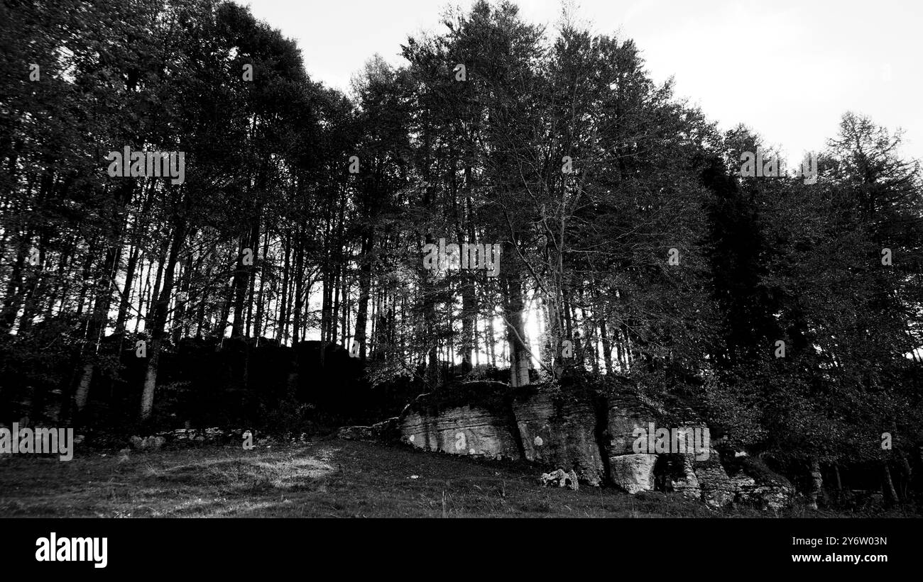 Vallée des Sphinx. Paysage d'automne. Voile Veronese. Province de Vérone. Vénétie, Italie Banque D'Images