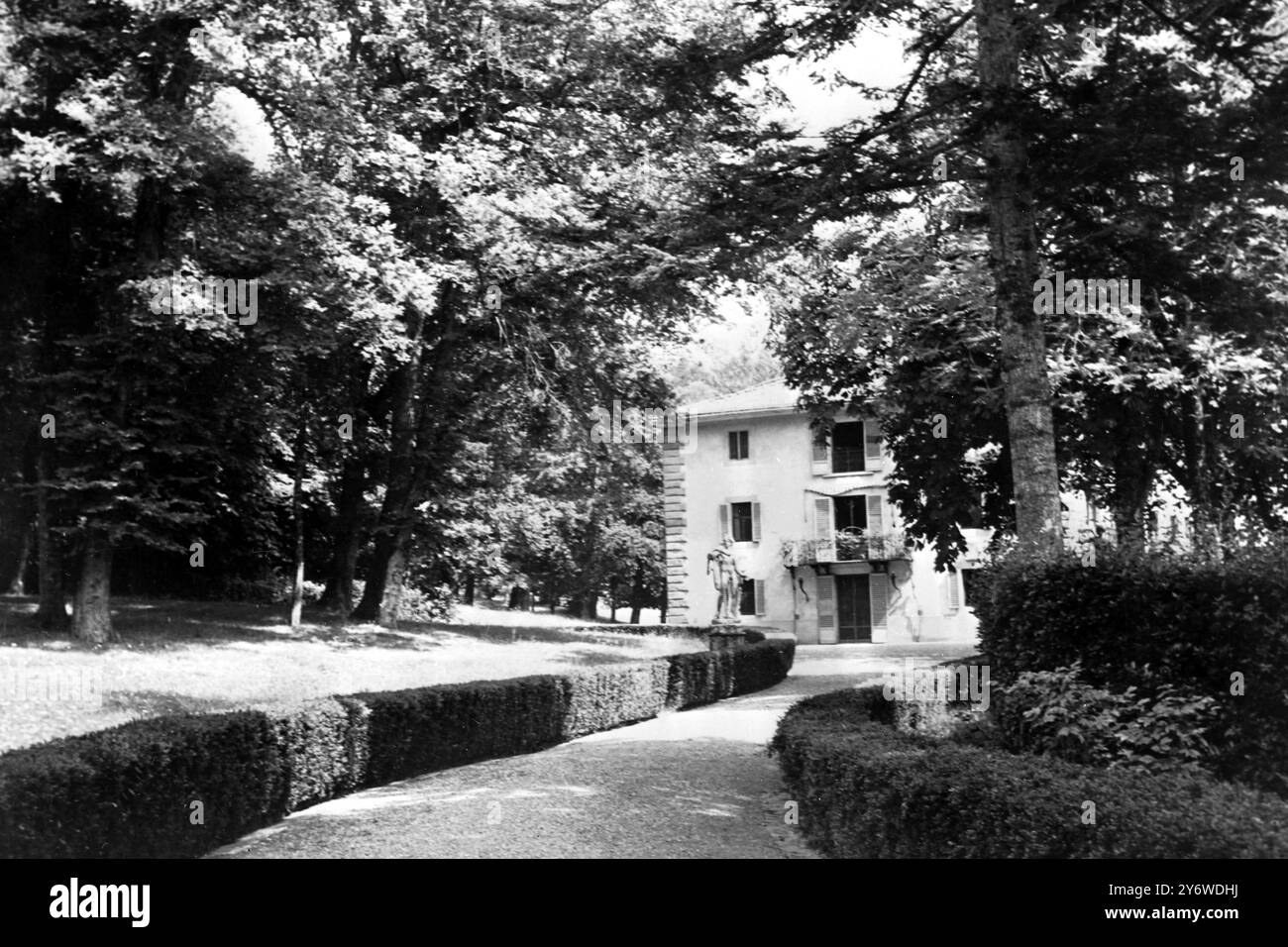 VOIR DEMIDOFF VILLA FLORENCE 20 AVRIL 1961 Banque D'Images