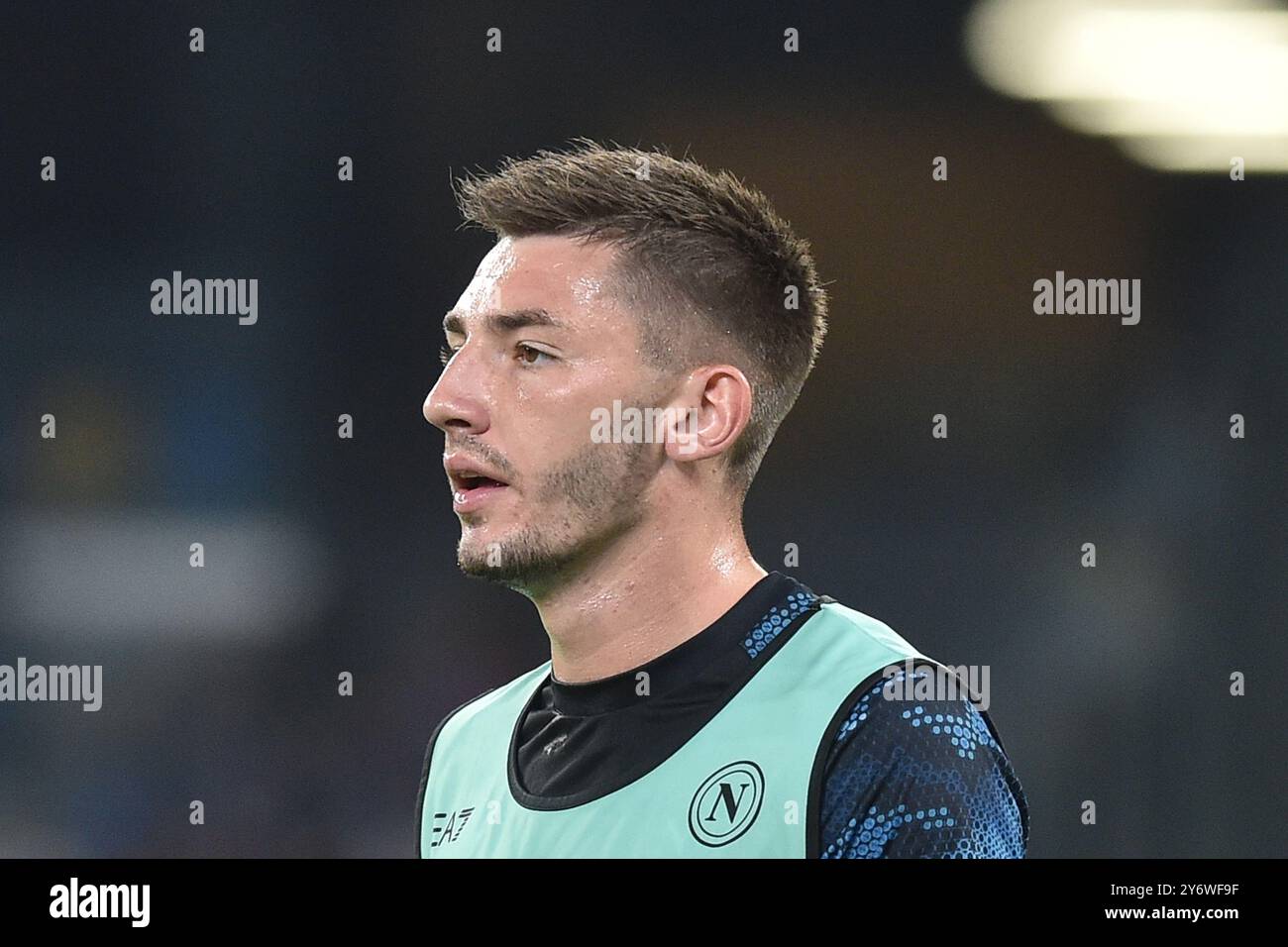 Napoli , Italie, 26 septembre ,2024 Billy Gilmour de la SSC Napoli lors de la Coupe d'Italie de Football Freccia Rossa entre SSC Napoli vs Palerme FC :Agostino Gemito/ Alamy Live News Banque D'Images