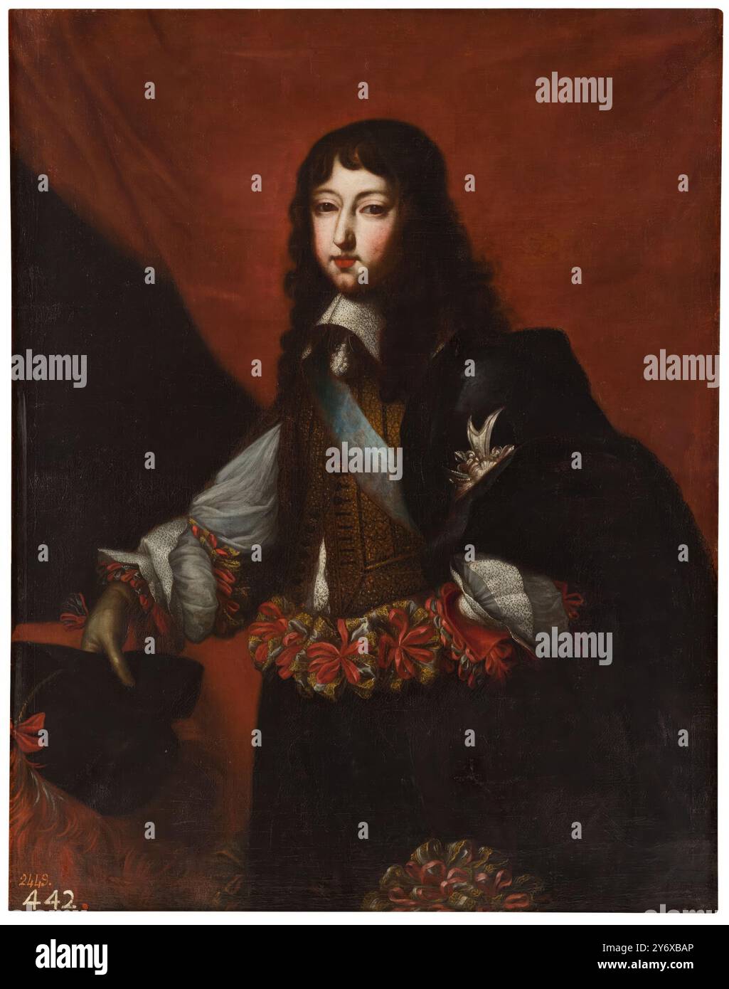 Jean Nocret copie d'après / 'Phillip de France, premier duc d'Orléans, fils de Louis XIII'. XVII siècle. Huile sur toile. Musée : Museo del Prado, Madrid, España. Banque D'Images