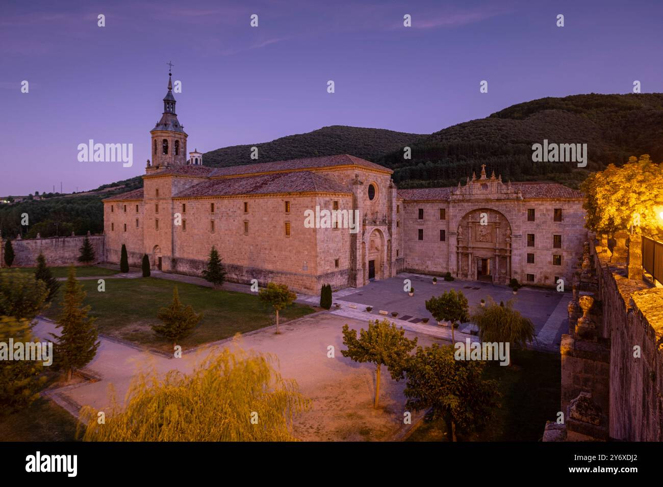 Monastère royal de San Millán de Yuso, construit en 1053 par le roi García Sánchez III de Navarre, San Millán de la Cogolla, la Rioja, Espagne. Banque D'Images