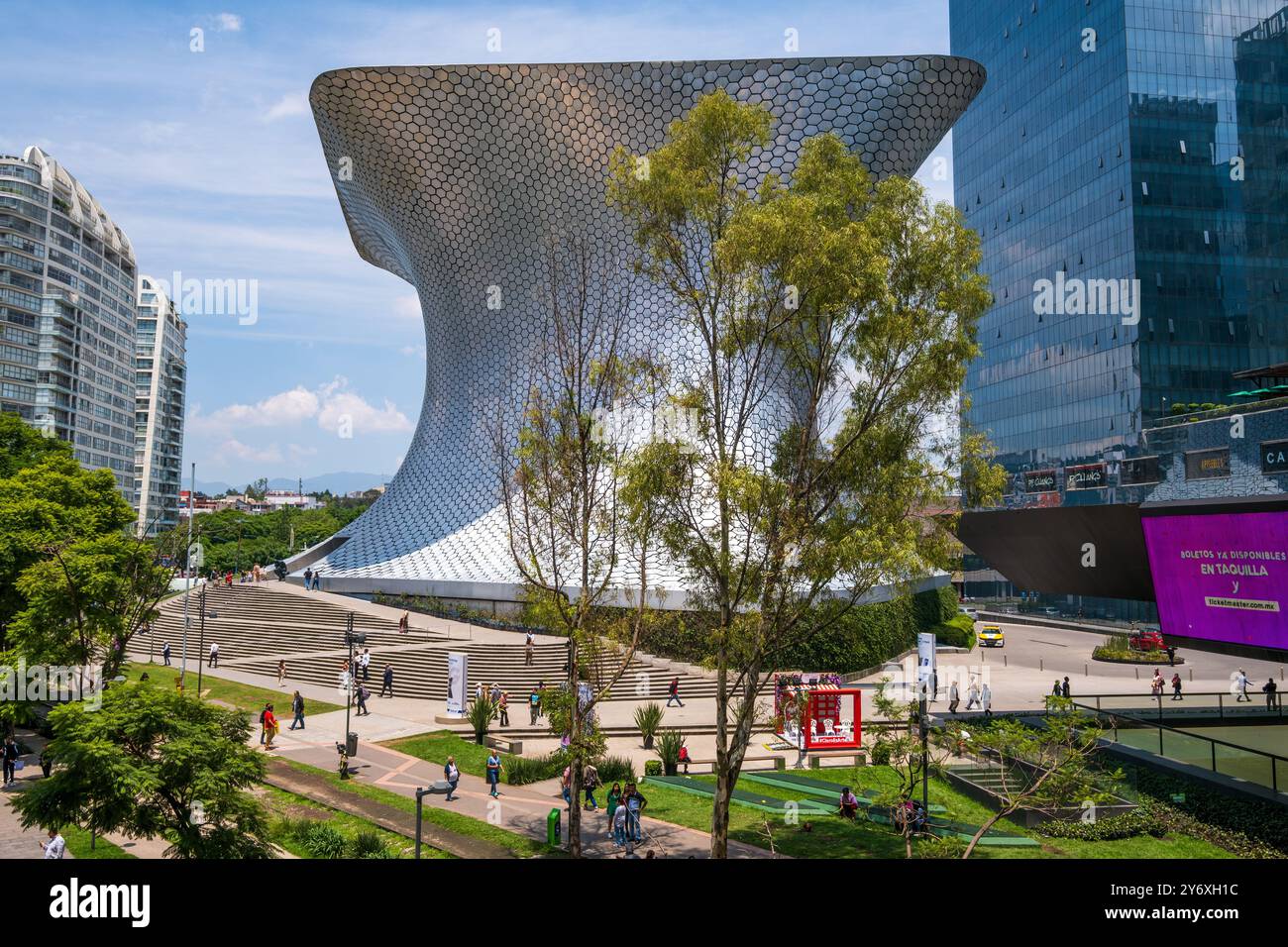 Le Musée Soumaya à Plaza Carso à Mexico Banque D'Images