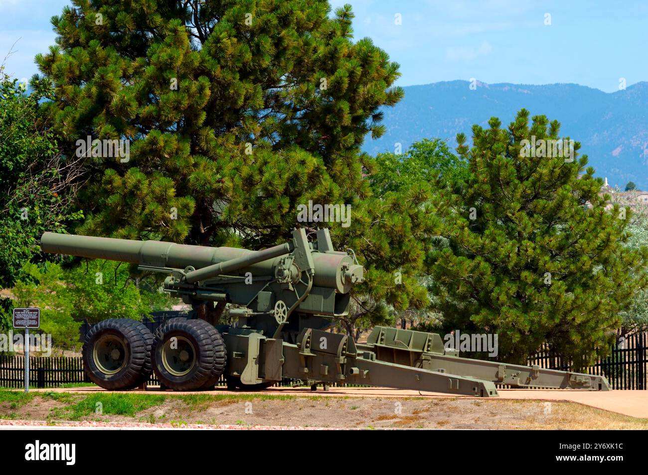 COLORADO SPRINGS, COLORADO, États-Unis : de l'armée. MIL -- 'le M115 était l'obusier standard pendant les guerres de Corée et du Vietnam. Banque D'Images