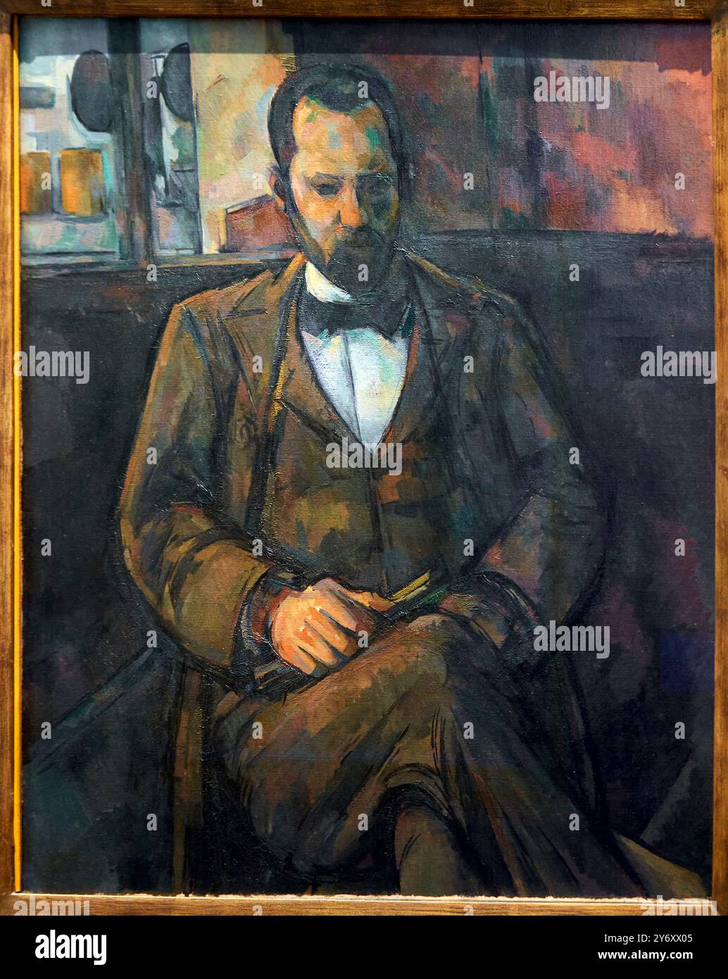 Portrait d'Ambroise Vollard, 1899, Paul Cézanne, (Aix-en-Provence, 1839 - Aix-en-Provence, 1906), petit Palais, Musée des Beaux-Arts de la ville de Paris, Musée d Banque D'Images