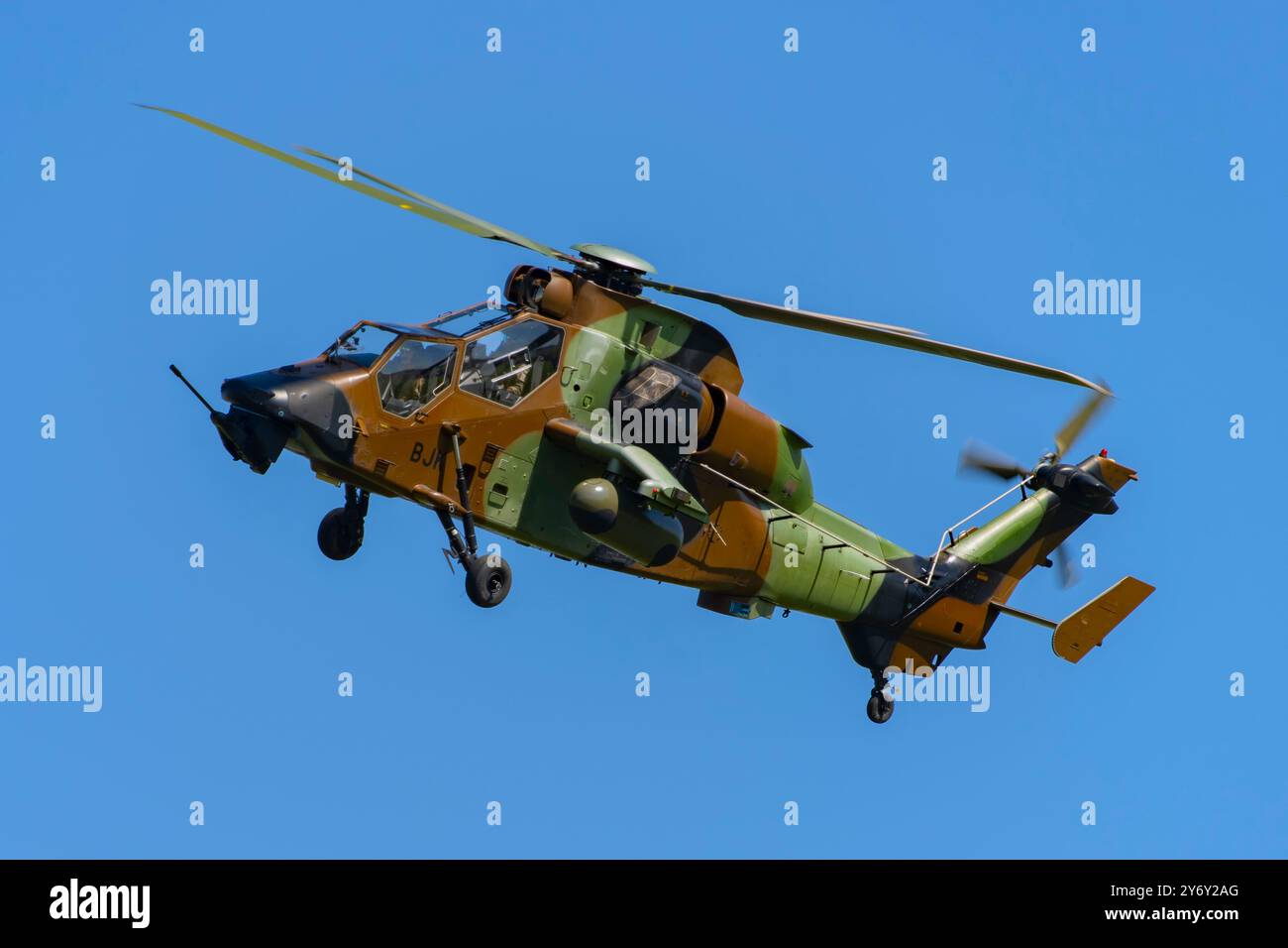 Eurocopter Tiger au Air Legend Air Show 2024 à Melun, France Banque D'Images