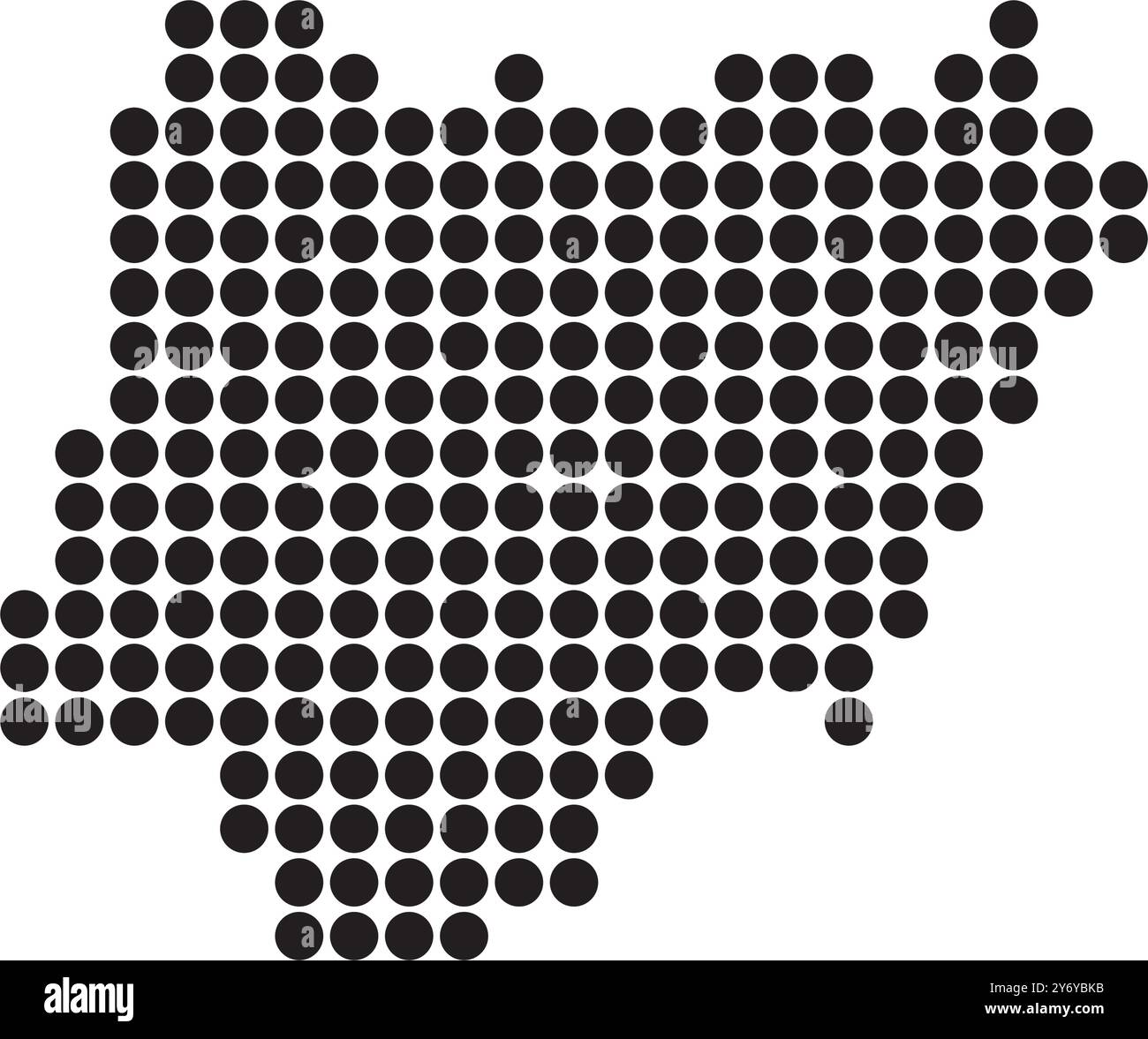 Nigeria Map illustration icône logo Design Illustration de Vecteur