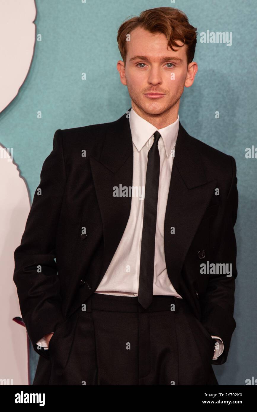 Harry Lawtey assiste à la première britannique de « Joker folie à deux » au Cineworld Leicester Square. (Photo de Loredana Sangiuliano / SOPA images/Sipa USA) Banque D'Images