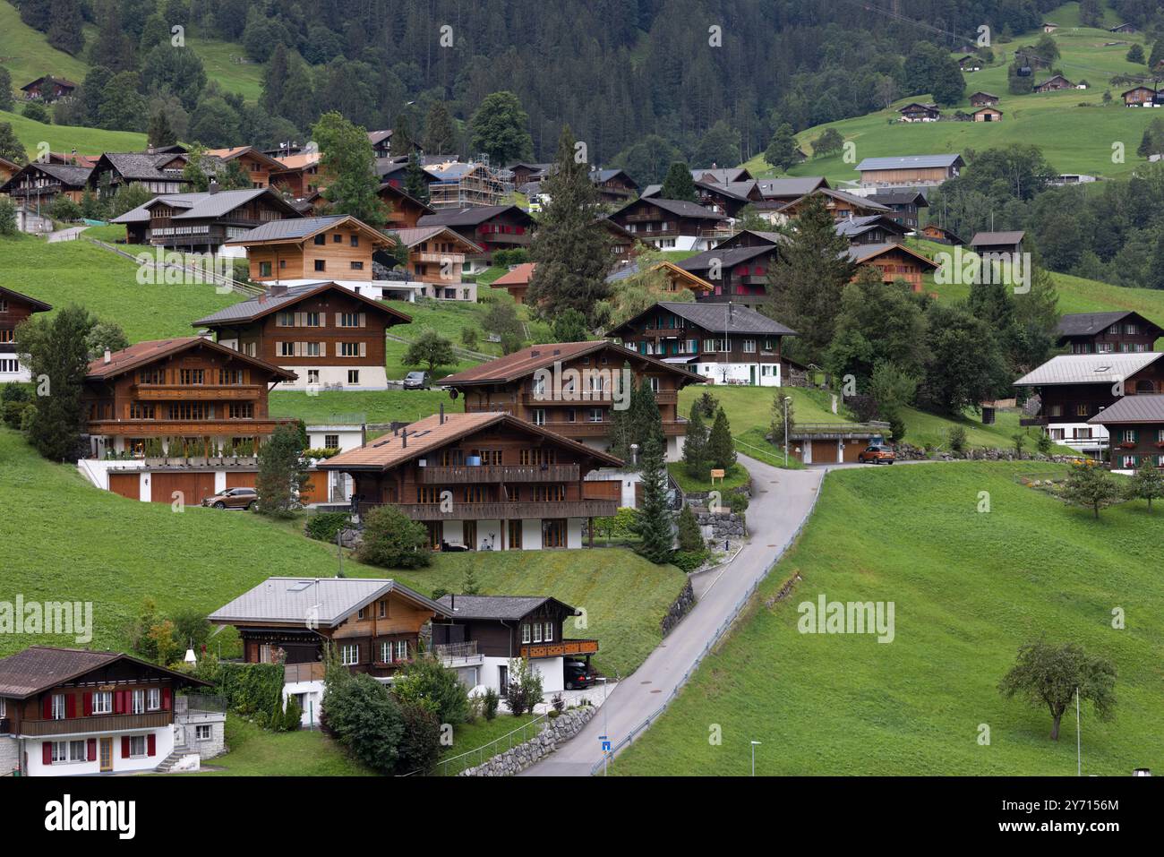 Grindelwald Suisse août 2024 Banque D'Images